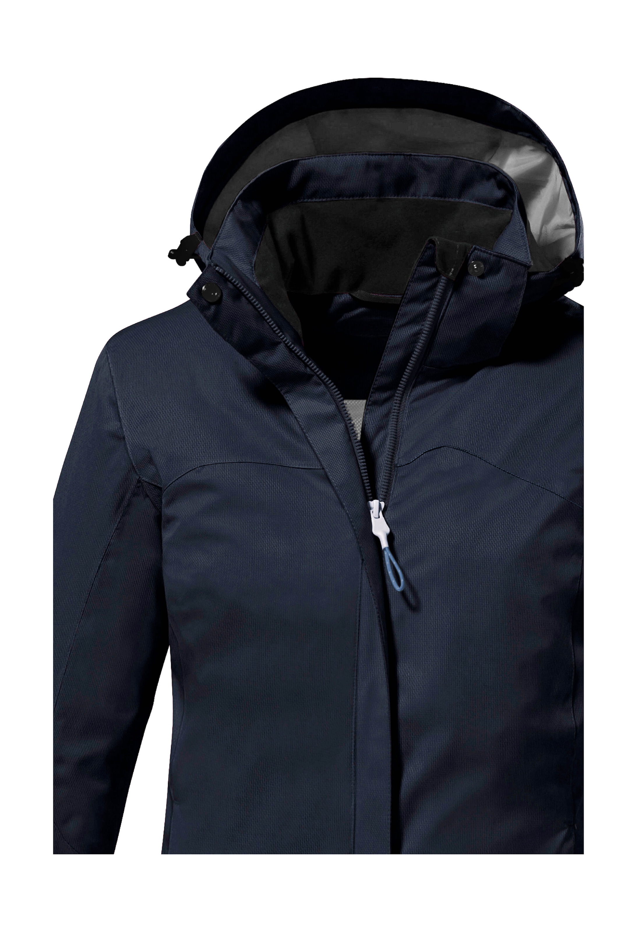 Killtec Outdoorjacke »KOS 133 WMN JCKT«, Wasser- und winddichte Damenjacke mit abnehmbarer Kapuze, PFAS-frei