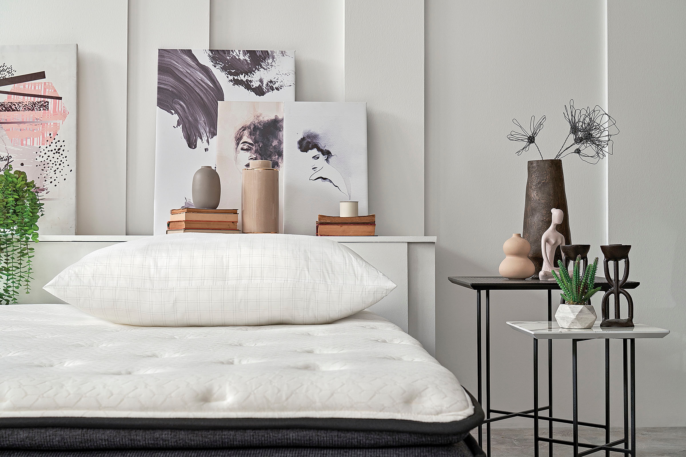 Yatas Bedding Kopfkissen »Anti-Stress Kopfkissen, 40x80 cm«, (1 St.), maximaler Komfort bei minimalem Gewicht