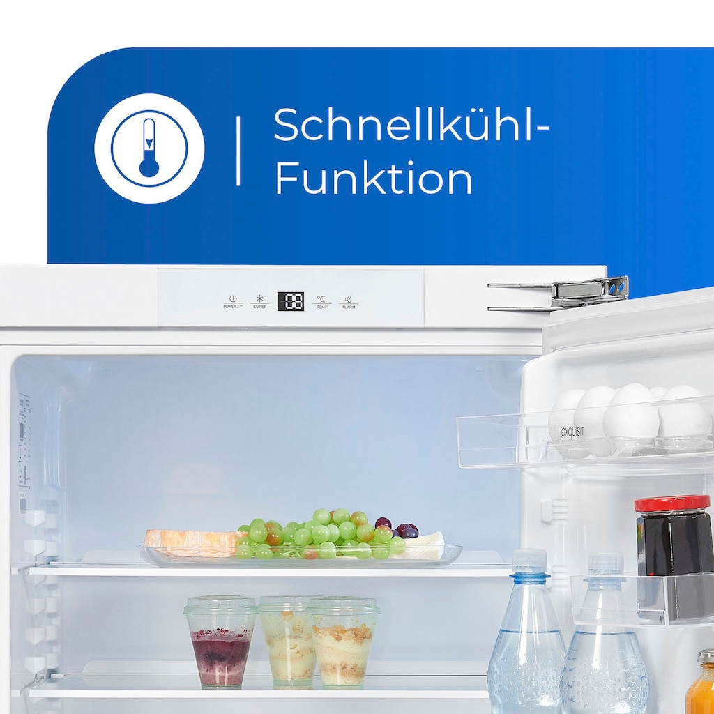 exquisit Kühlschrank »UKS140-V-FE-010E«, UKS140-V-FE-010E, 82,3 cm hoch, 59,5 cm breit