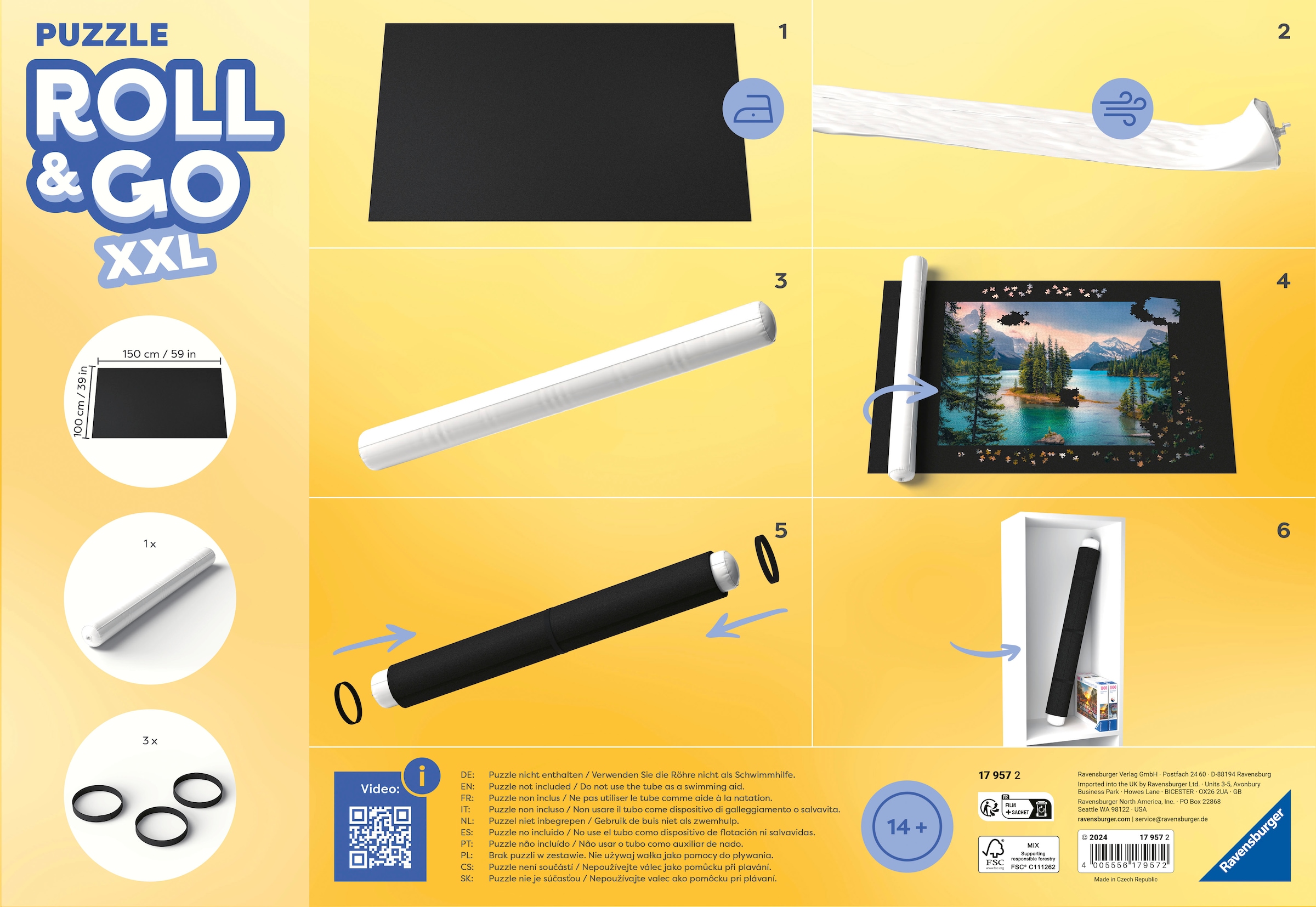 Ravensburger Puzzleunterlage »Roll your Puzzle XXL« Made in Europe