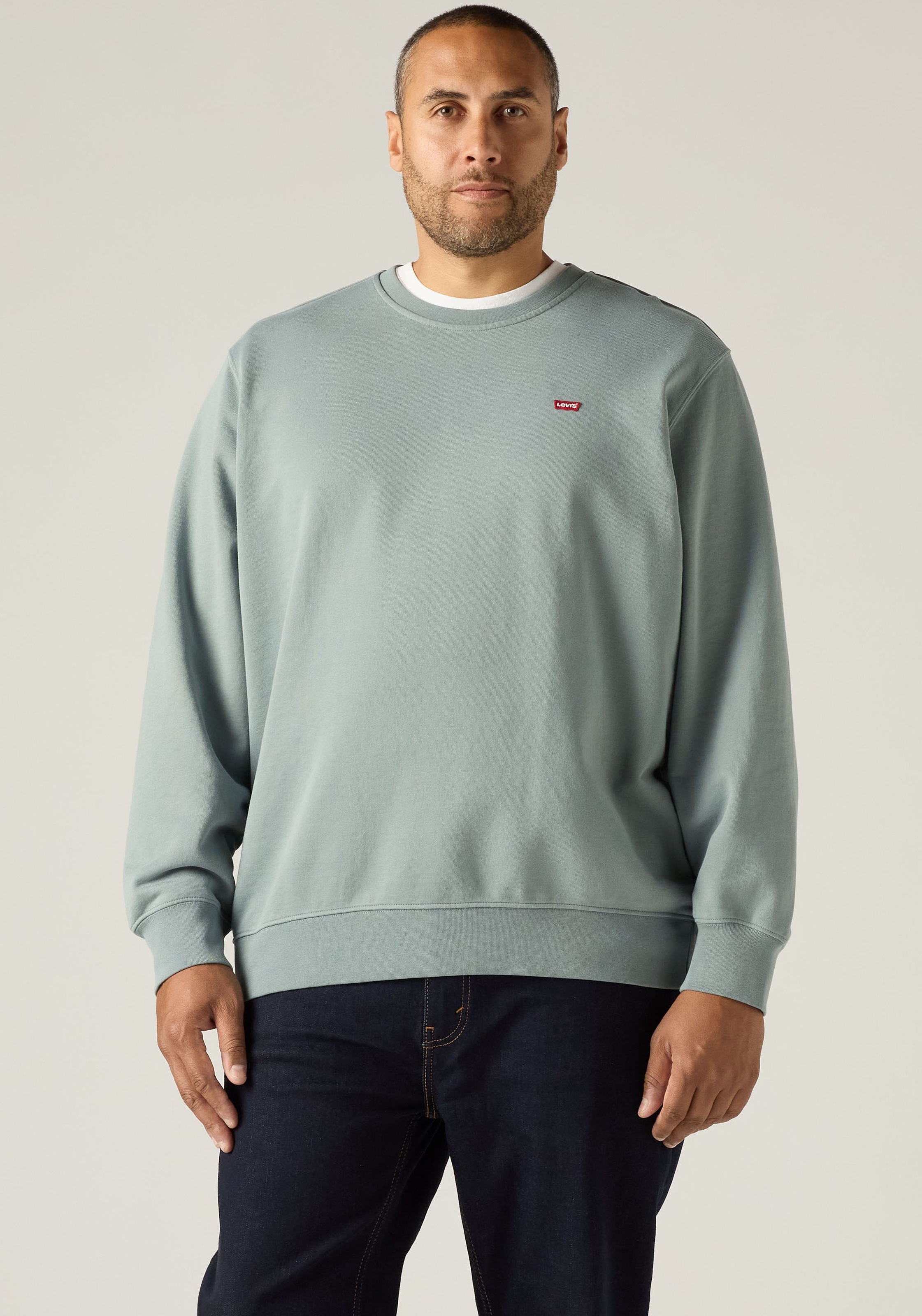 Levi's® Plus Sweatshirt »BIG ORIGINAL HM CREW«, mit Batwing-Logobadge
