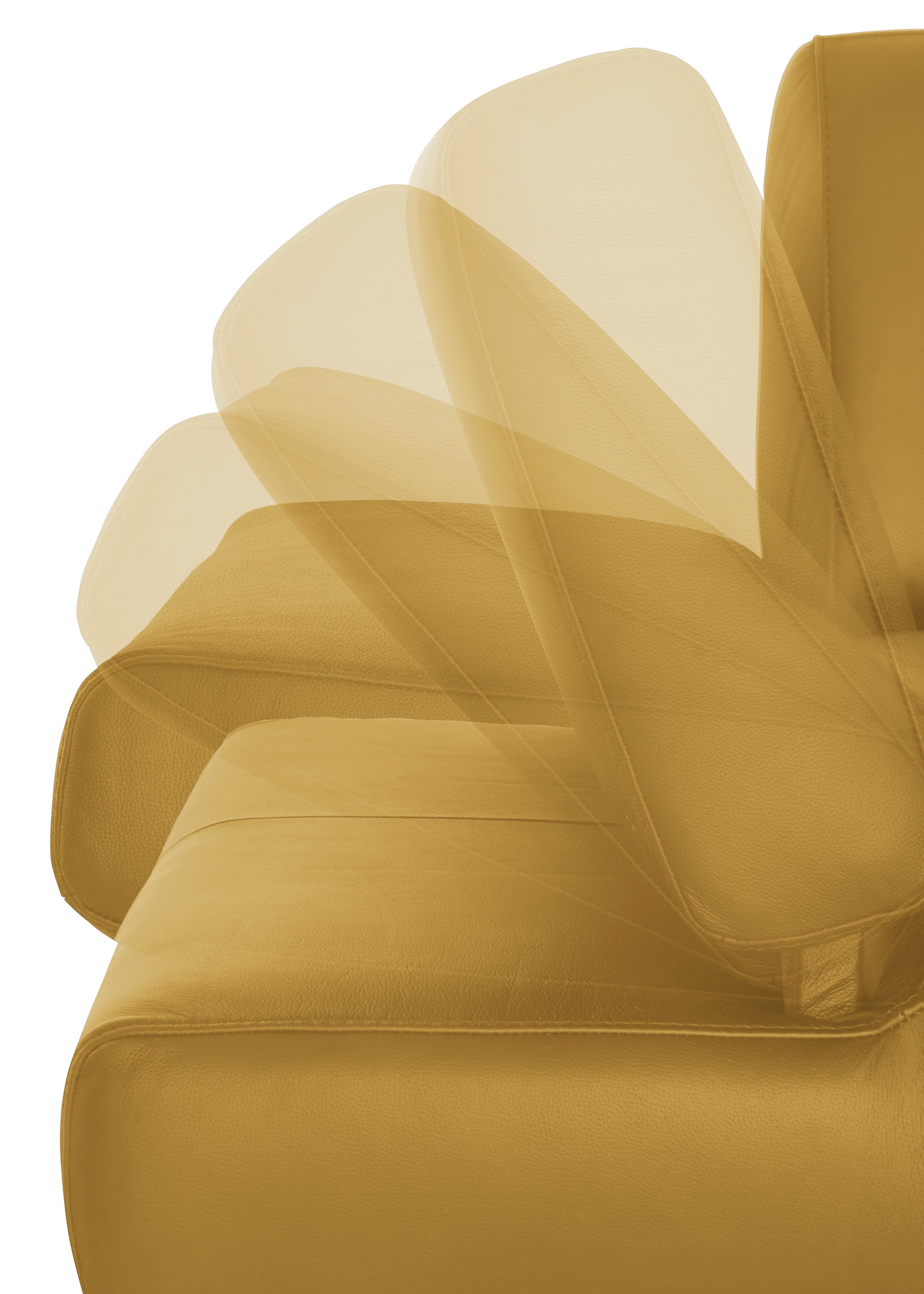 W.SCHILLIG 3-Sitzer »taboo Designsofa mit hohem Sitzkomfort«, mit Übertiefe, inklusive Armlehnenverstellung