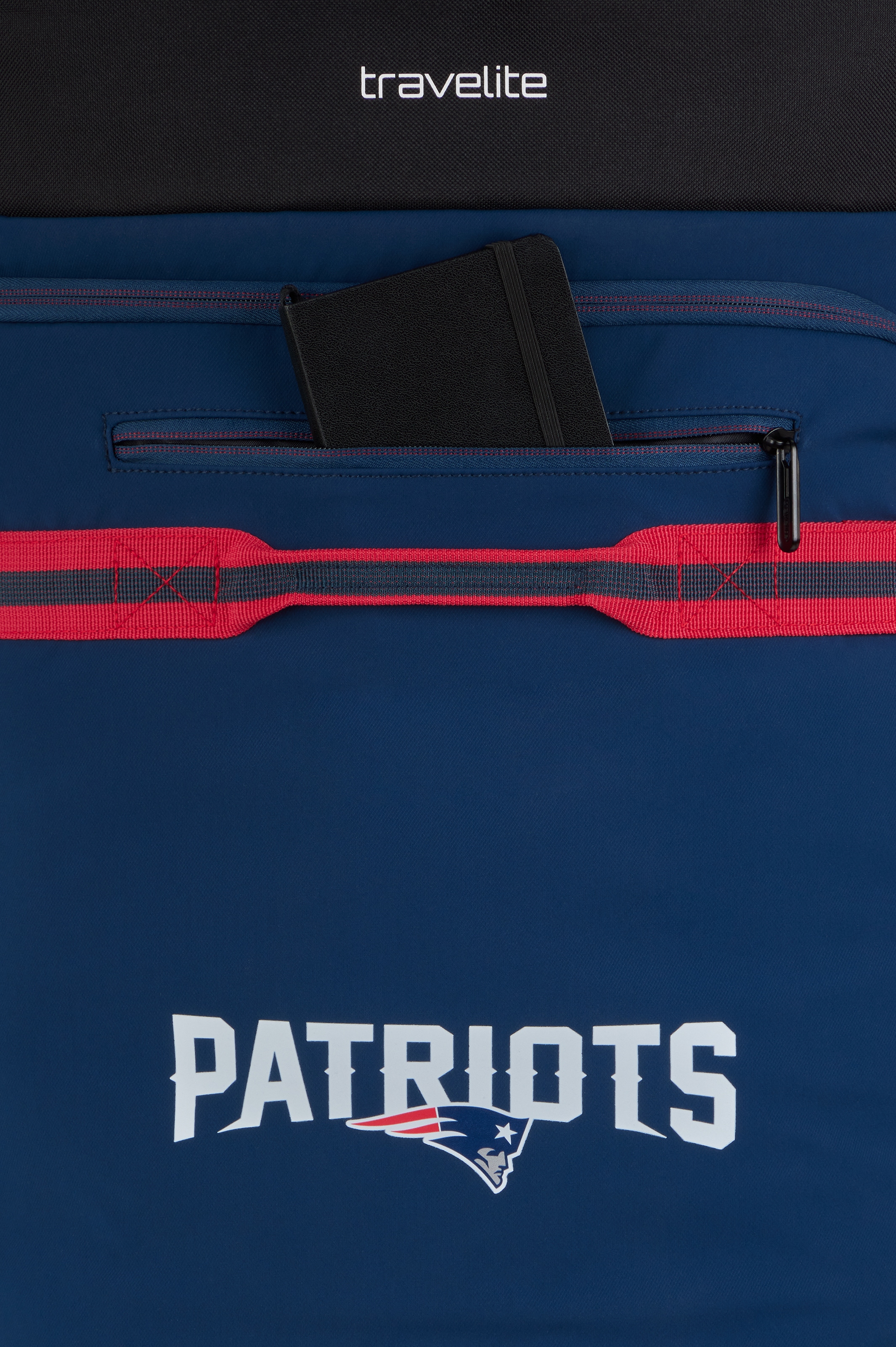 travelite Reisetasche »travelite x NFL Rollenreisetasche« Unisex Travelgab, große Öffnung, Schuhfach und Teleskopgestänge