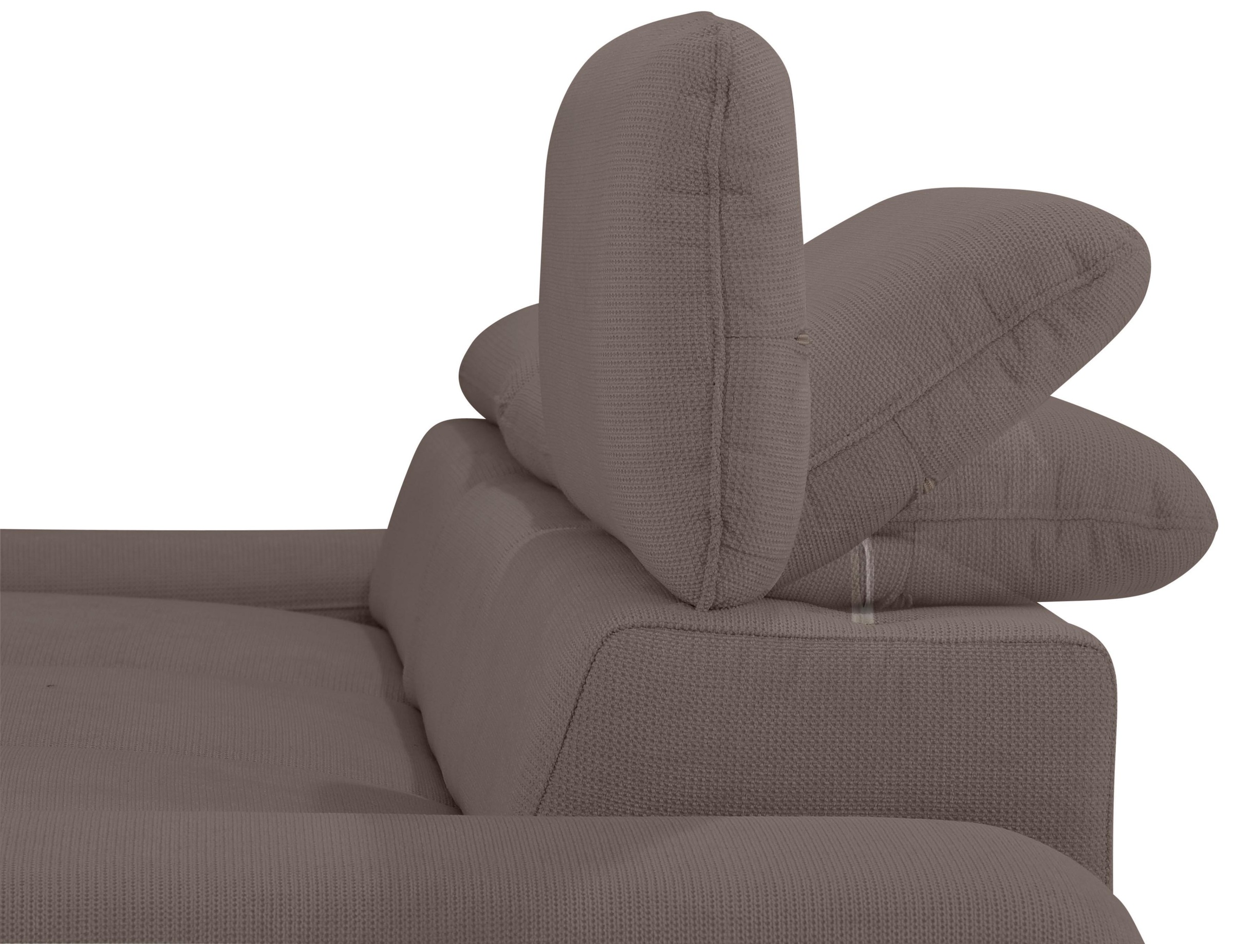 Home affaire Ecksofa »Alberto L-Form«, mit Kopfteilverstellung, wahlweise mit Bettfunktion