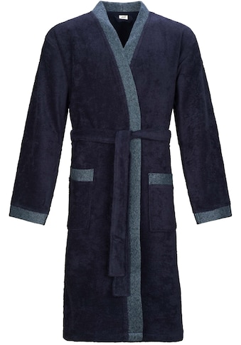 Esprit Herrenbademantel »Simple«, mit Kimono-Kragen, in Melange-Optik kaufen