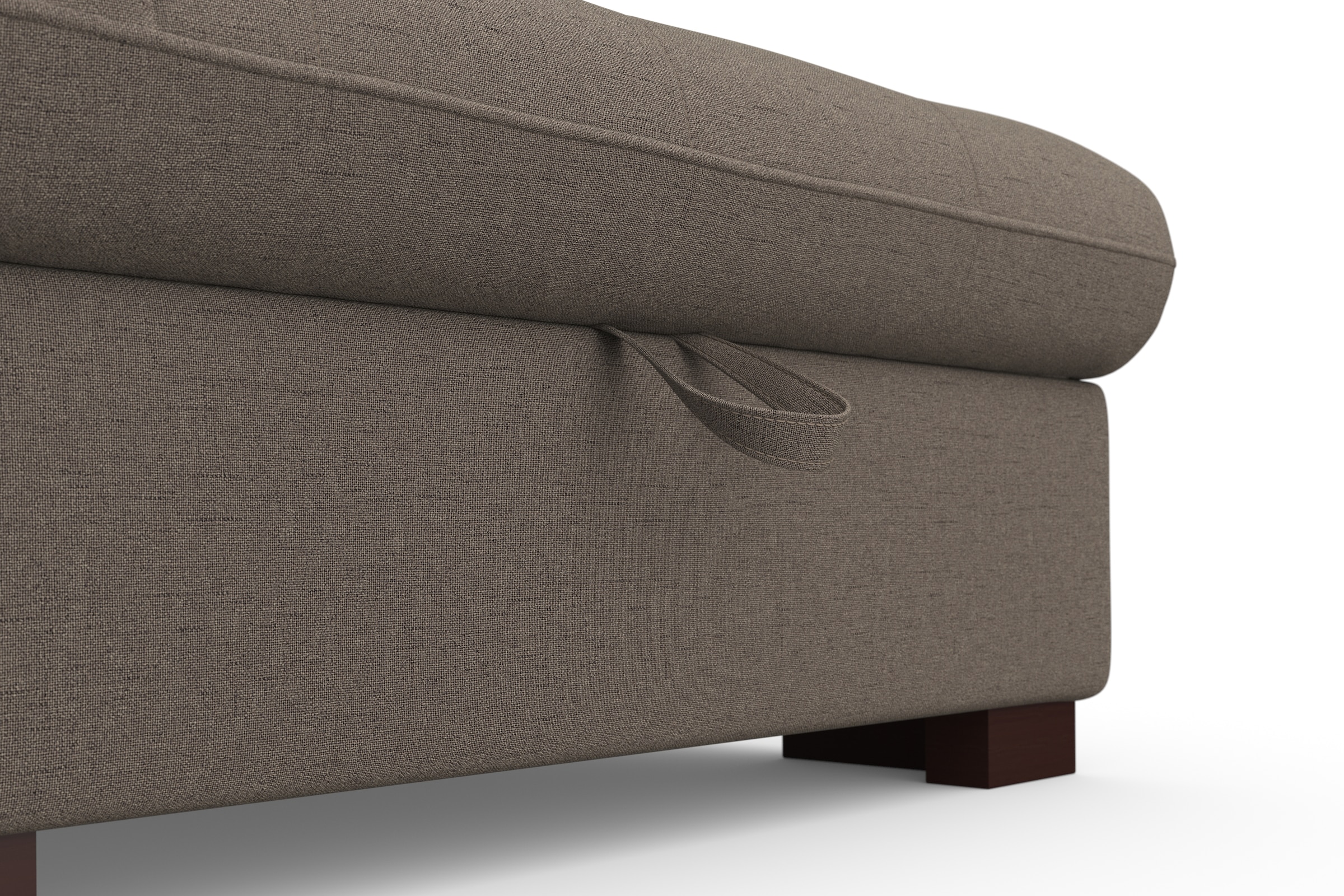 sit&more Ecksofa »Luxor L-Form«, wahlweise mit Bettfunktion, Stauraum und Kopfteilverstellung