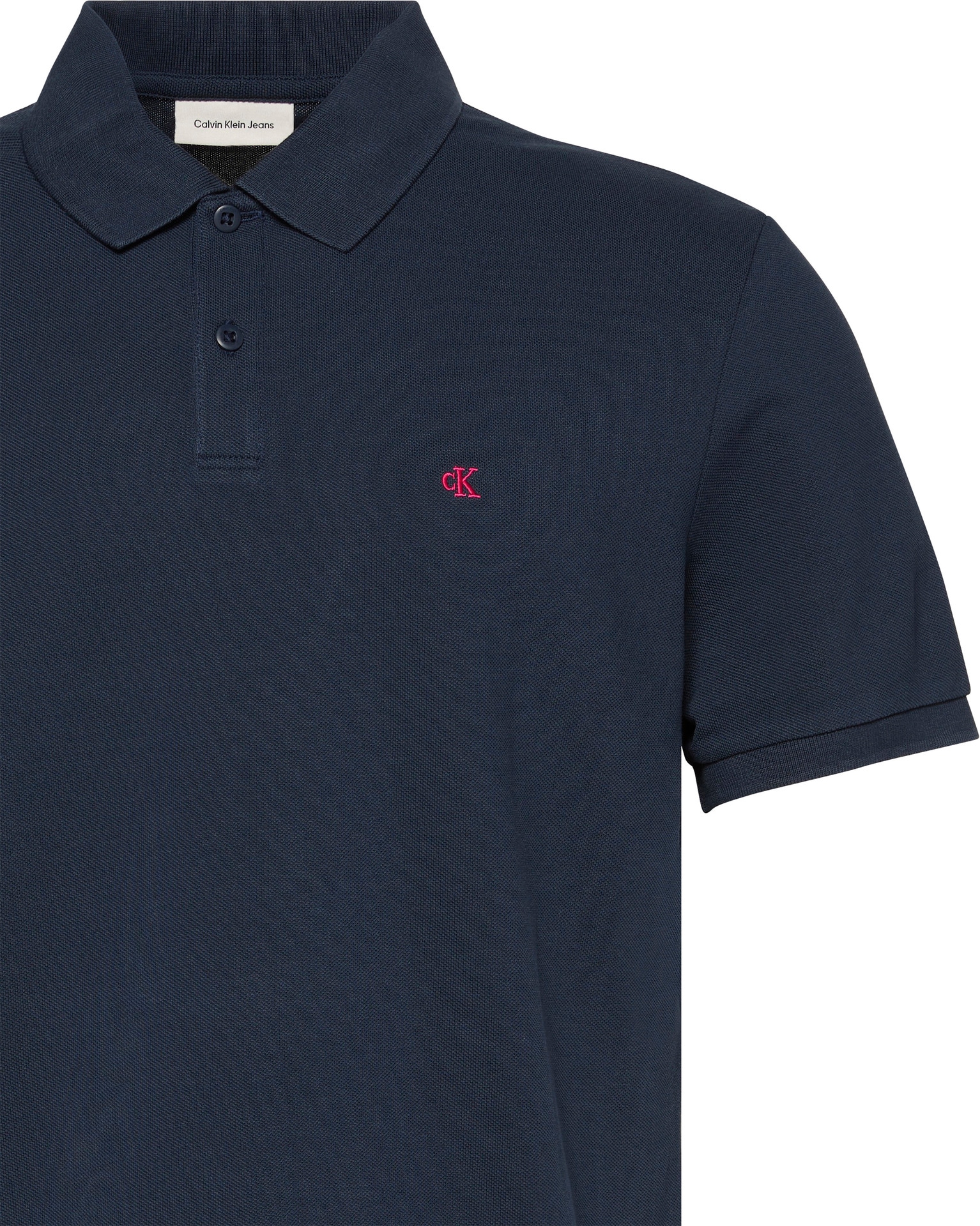 Calvin Klein Jeans Poloshirt »SS CASUAL PIQUE CLASSIC POLO«, Mit Rundhalsausschnitt