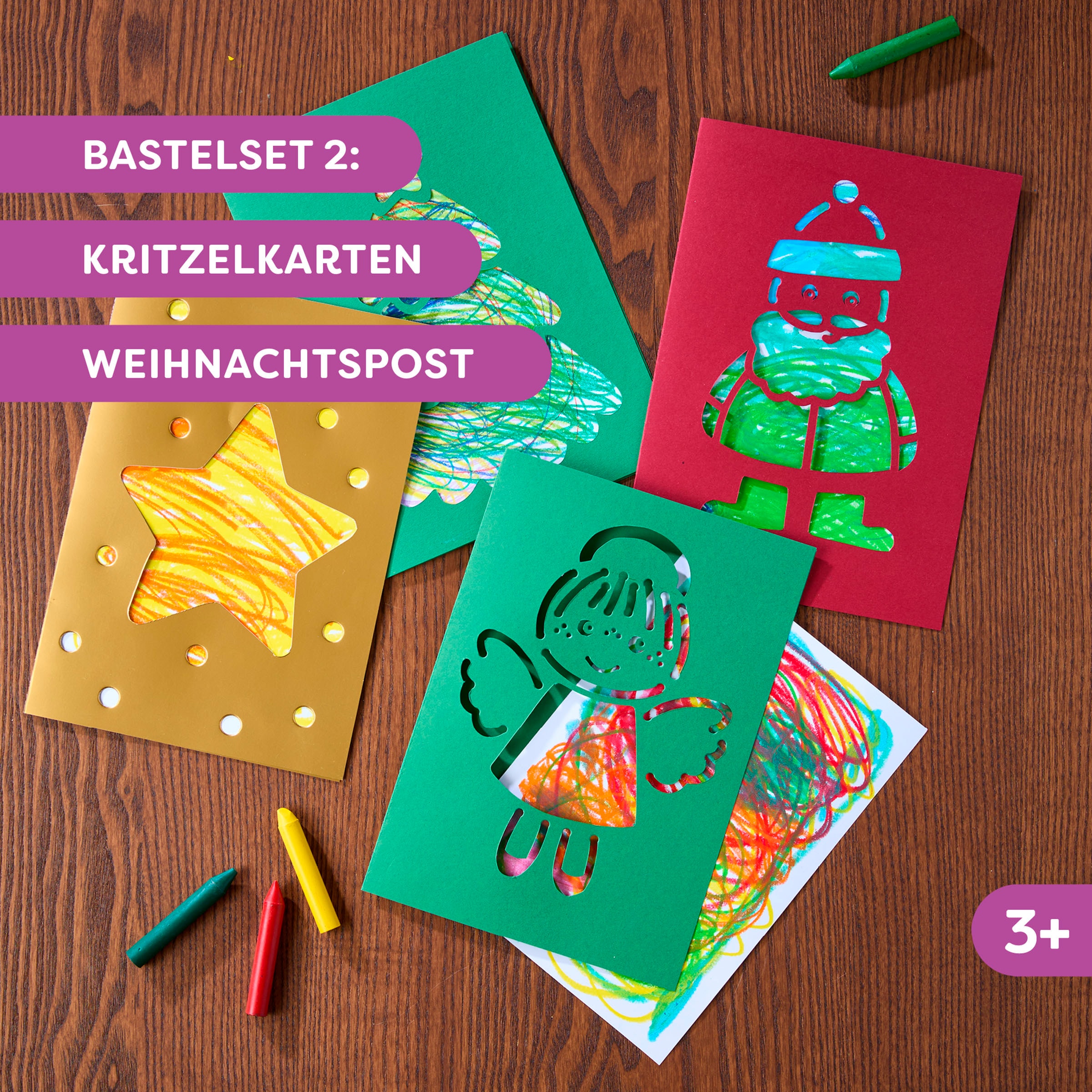 Haba Kreativset »2er Bastelsets Erstes Basteln Weihnachten«