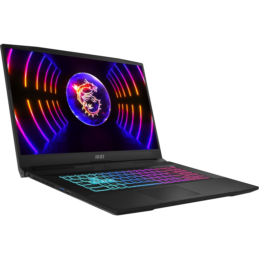 MSI Gaming-Notebook »Katana 17 B12VFK-406«, 43,9 cm, / 17,3 Zoll, Intel, Core i7, GeForce RTX 4060, 1000 GB SSD