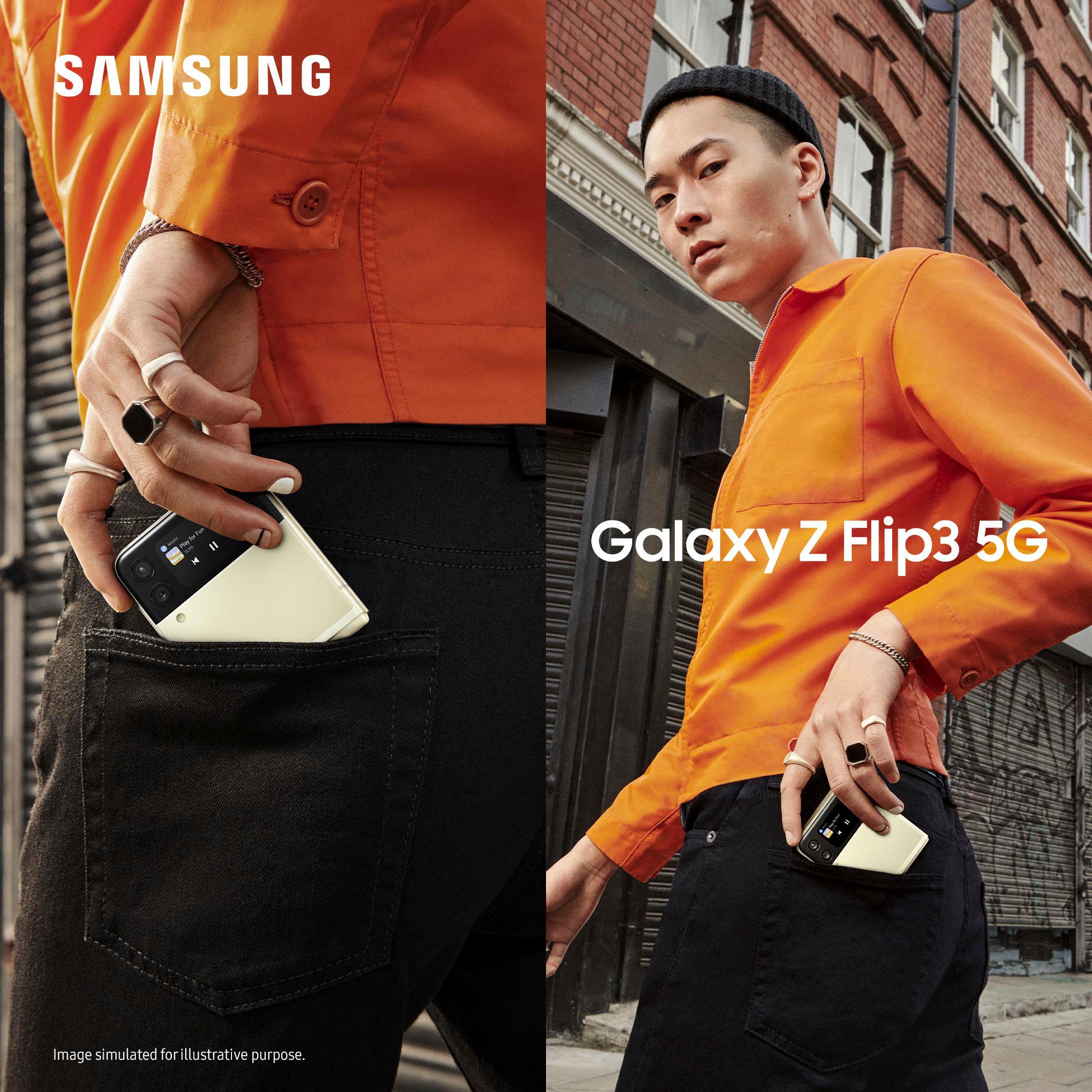 17. Bild von Samsung Smartphone »Galaxy Z Flip3 5G, 256GB«, green, 17,03 cm/6,7 Zoll, 256 GB Speicherplatz, 12 MP Kamera