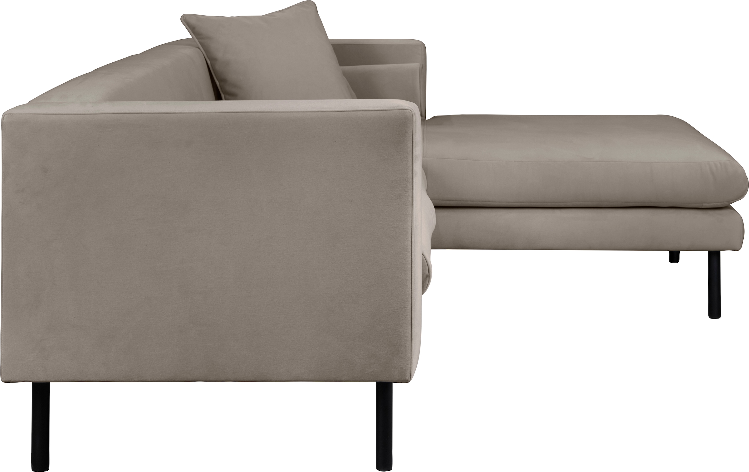 Guido Maria Kretschmer Home&Living Ecksofa »Lillibeth L-Form Designsofa, Maße B/T/H: 240/173/83 cm«, Zierkissen als Wendekissen, in Samtoptik oder Cord