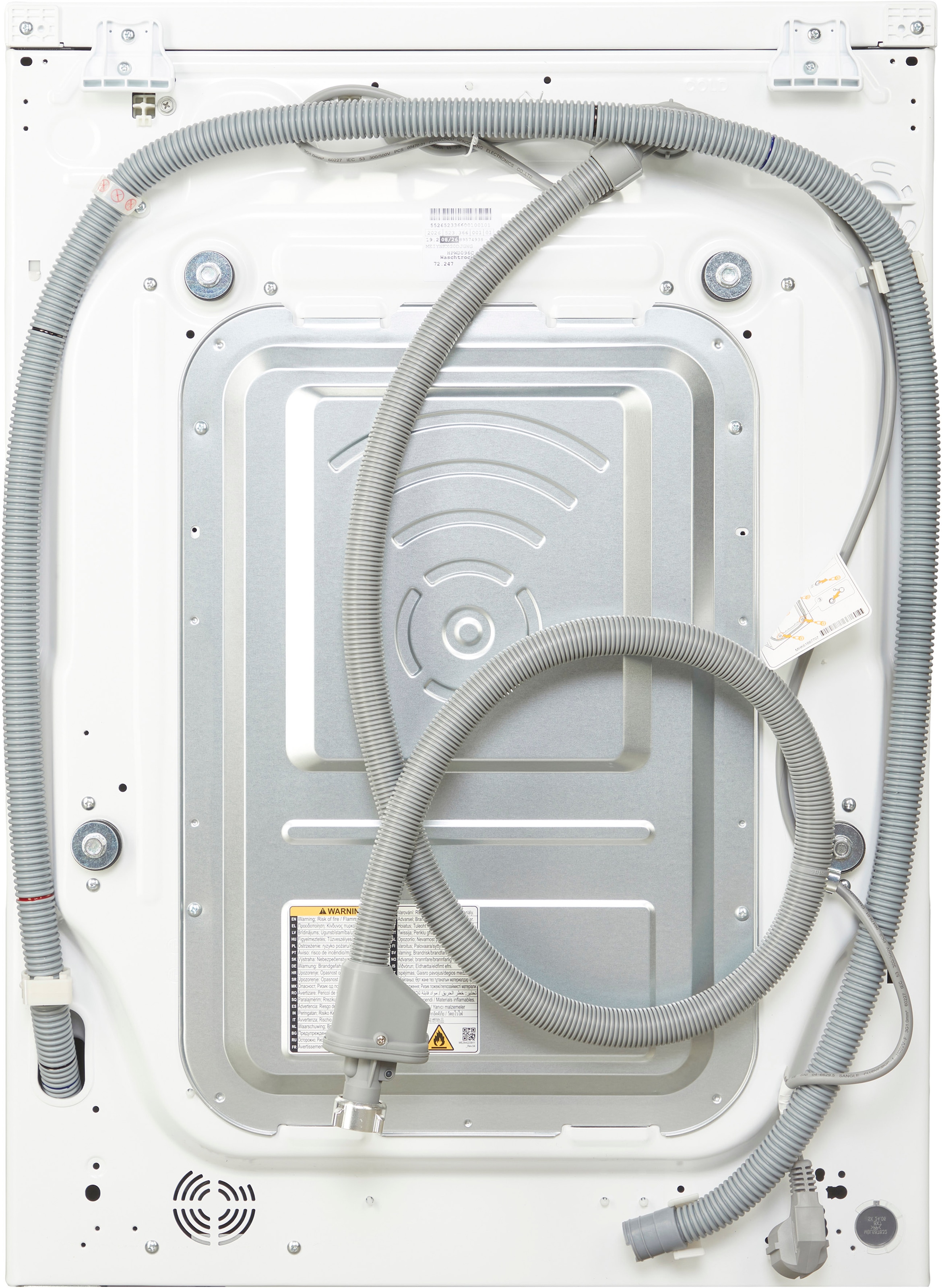 LG Waschtrockner »HPWD096C« X-Serie 9 kg /6 kg 70 dB(A) Easy-Touch Drehregler, Wärmepumpe, TurboWash+Dry, AI Wash+Dry