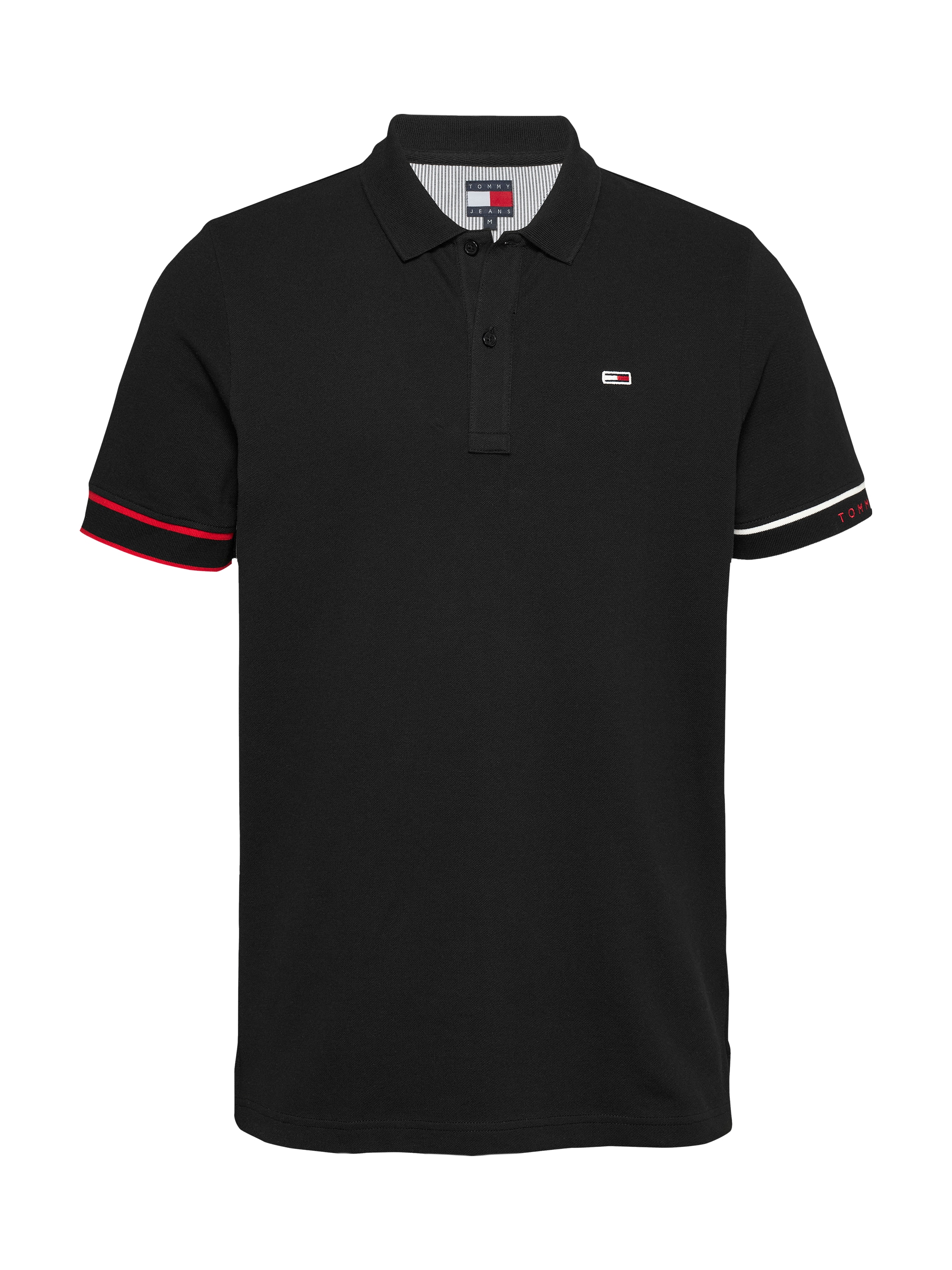 Tommy Jeans Poloshirt »TJM SLIM FLAG CUFF POLO EXT«
