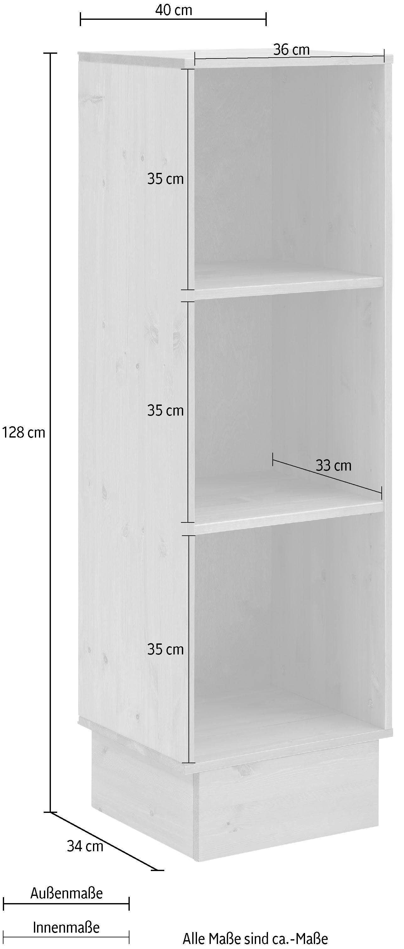 Home affaire Regal »Milan«, Höhe 128 cm