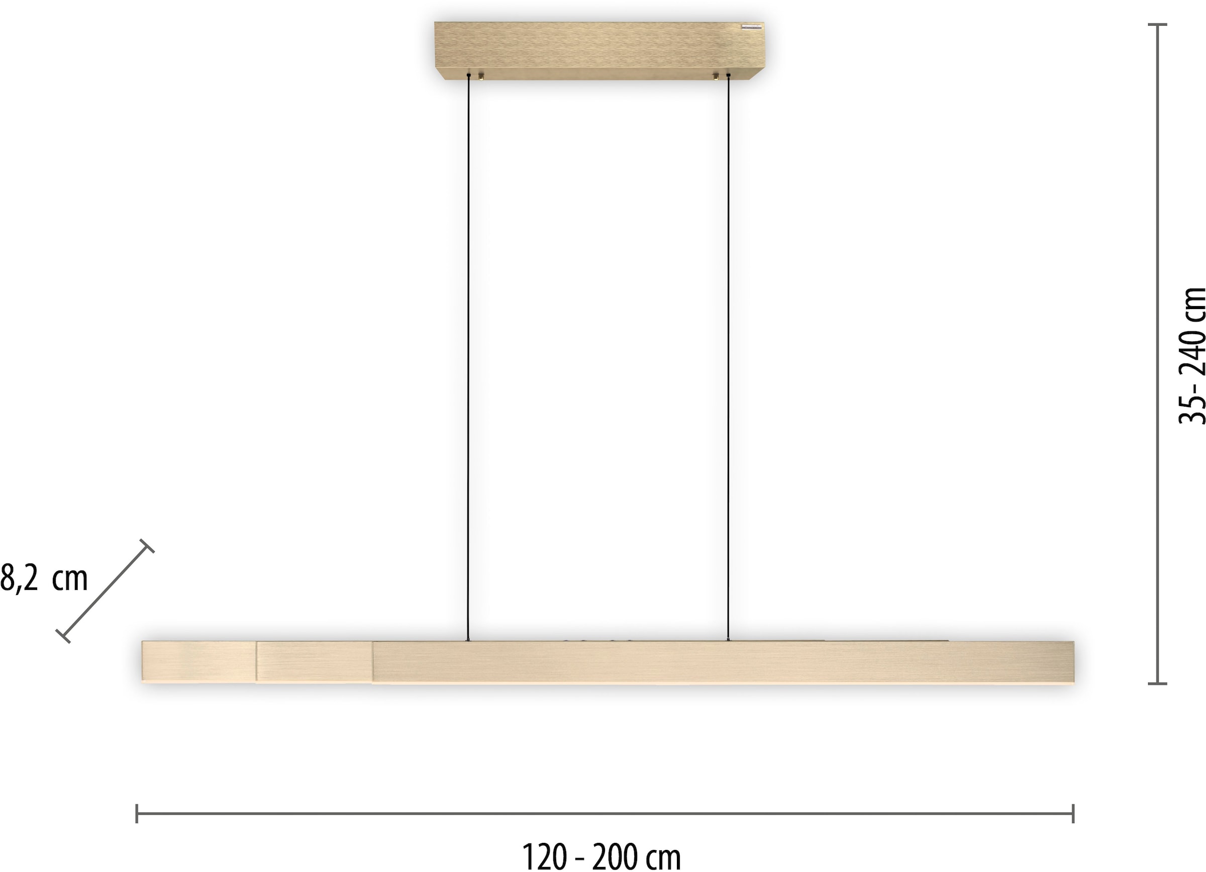 Neuhaus PURE LED Pendelleuchte »PURE Moto-Rise« LED-Board 1 Stk. warmweiß - kaltweiß e-LIFT® Funktion, e-SLIDE® Funktion, Fernbedienung