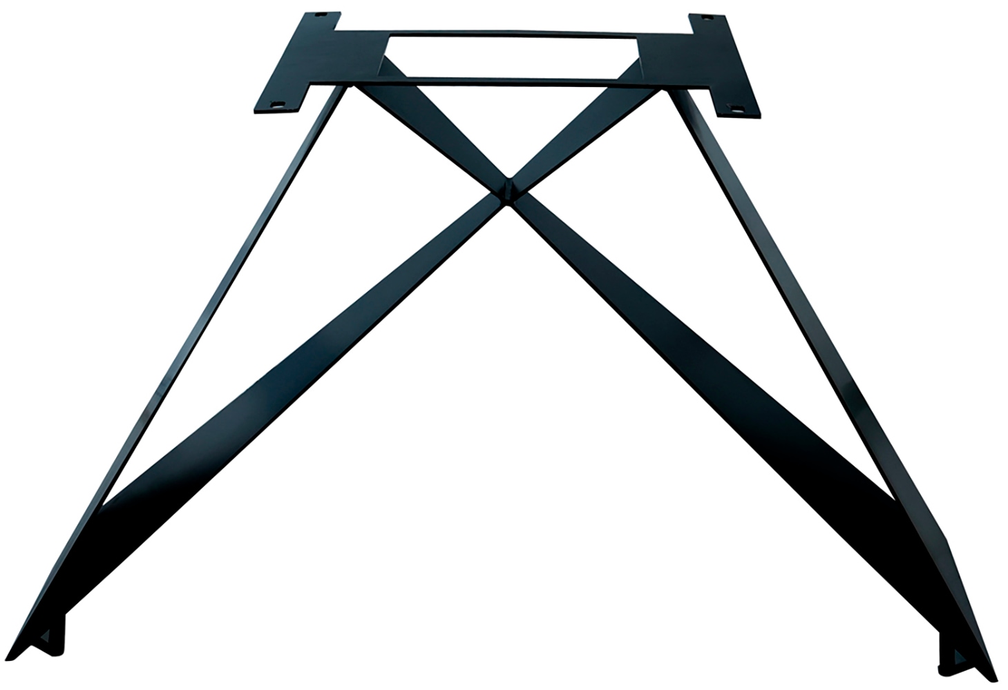 Tischbein SIT, schwarz, B:119cm H:71,4cm T:56cm, Tischbeine, Tischbein, Cross Base