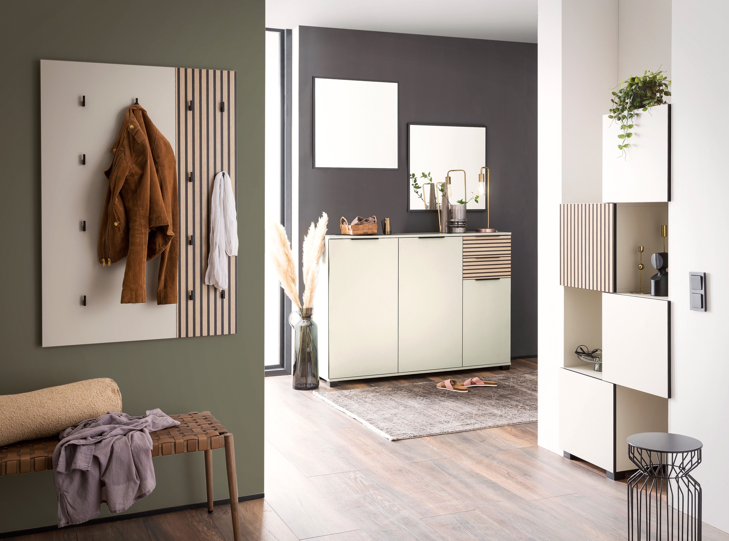 Schildmeyer Garderobenpaneel »Alexa, Breite 49 cm«, 8 Kleiderhaken günstig online kaufen