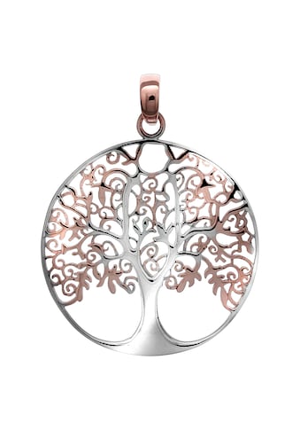 Kettenanhänger »Silber 925 zweifarbig Lebensbaum«