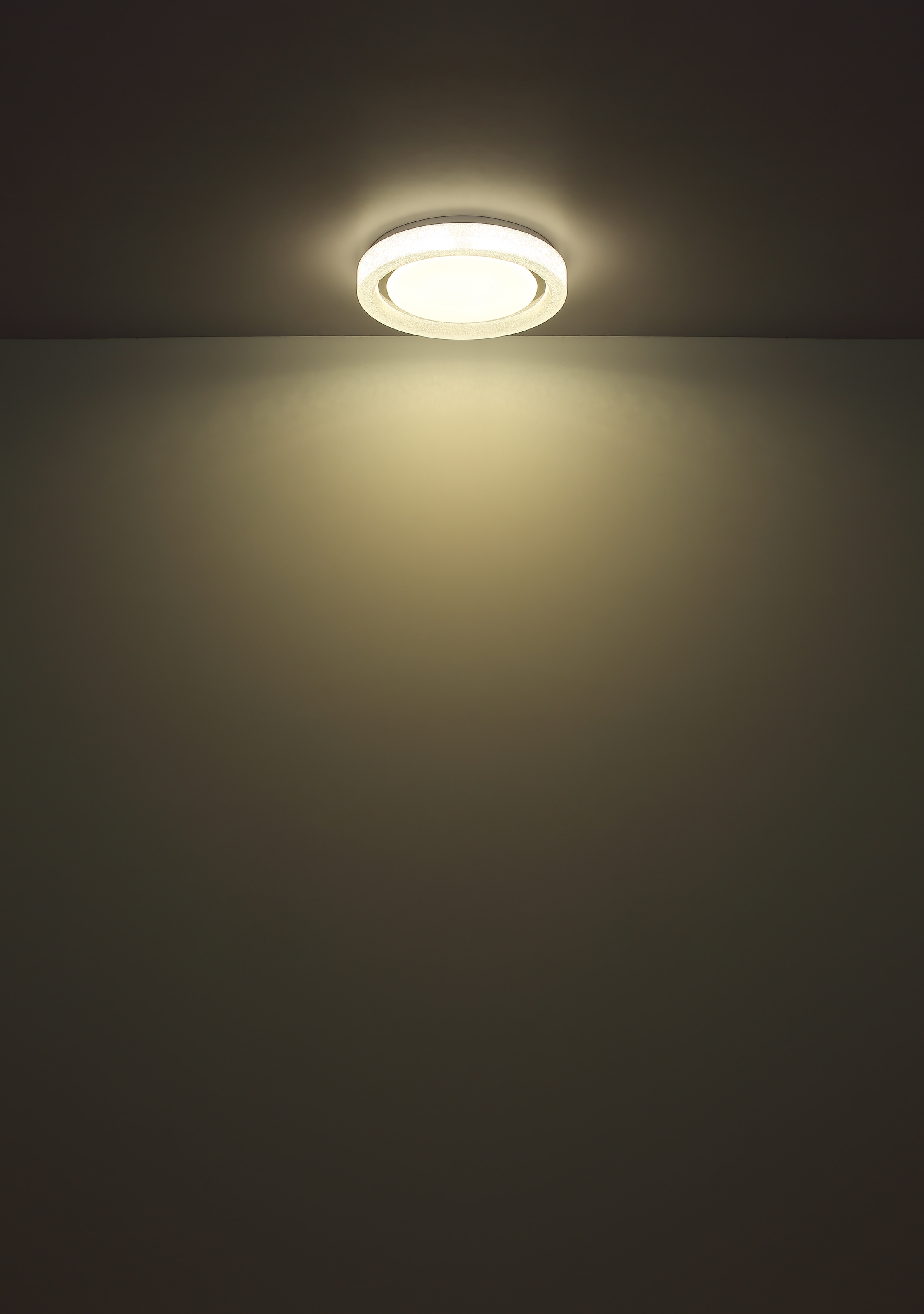 GLOBO LIGHTING LED Deckenleuchte »MARCIA«, Leuchtmittel LED-Modul | LED fest integriert, Deckenlampe/rund/Wohnzimmer/Schlafzimmer/Kristalle