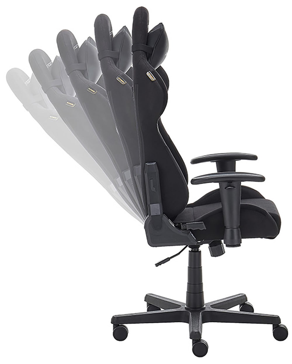MCA furniture Gaming-Stuhl »DX Racer Formula Gamingchair«, (Set), 1 St., Stoff, Gaming,Racing,Design,Lordose,Kissen,Armlehne,drehbar,verstellbar