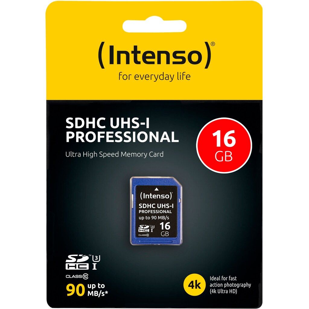 Intenso Speicherkarte »SDHC UHS-I Professional«