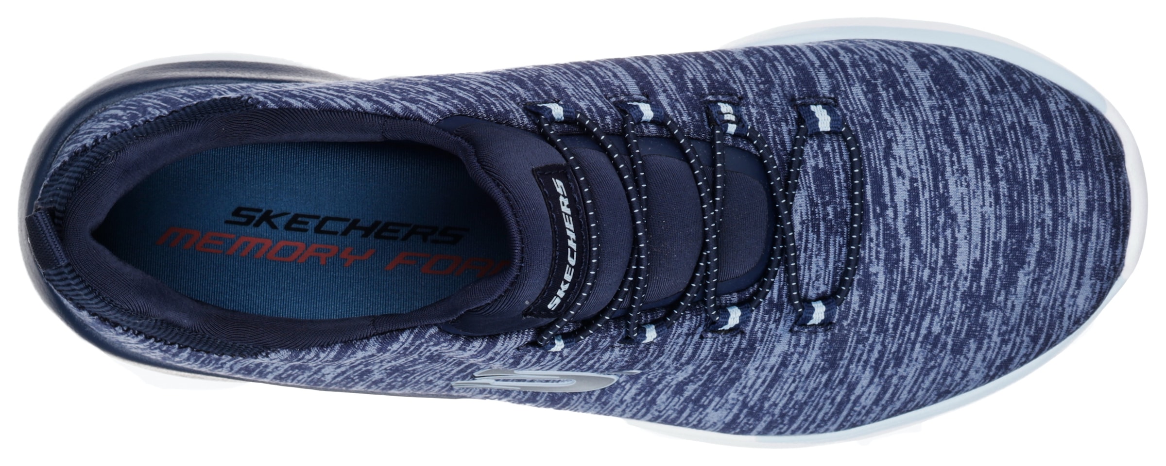 Skechers Slip-On Sneaker »DYNAMIGHT-BREAK-THROUGH«, Trainingsschuh, Freizeitschuh mit praktischem Gummizug