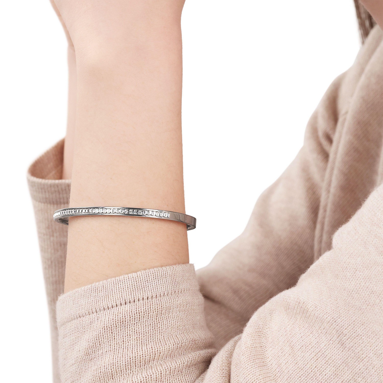 TOM TAILOR Armreif mit Kristallglas