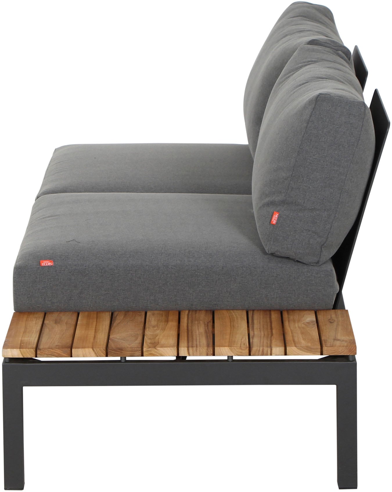 Siena Garden Gartenlounge-Set »Alvida«, (Set, 15 tlg.), best. aus 2 Sofas, 1 Ecksofa, 1 Tisch und 12 Kissen