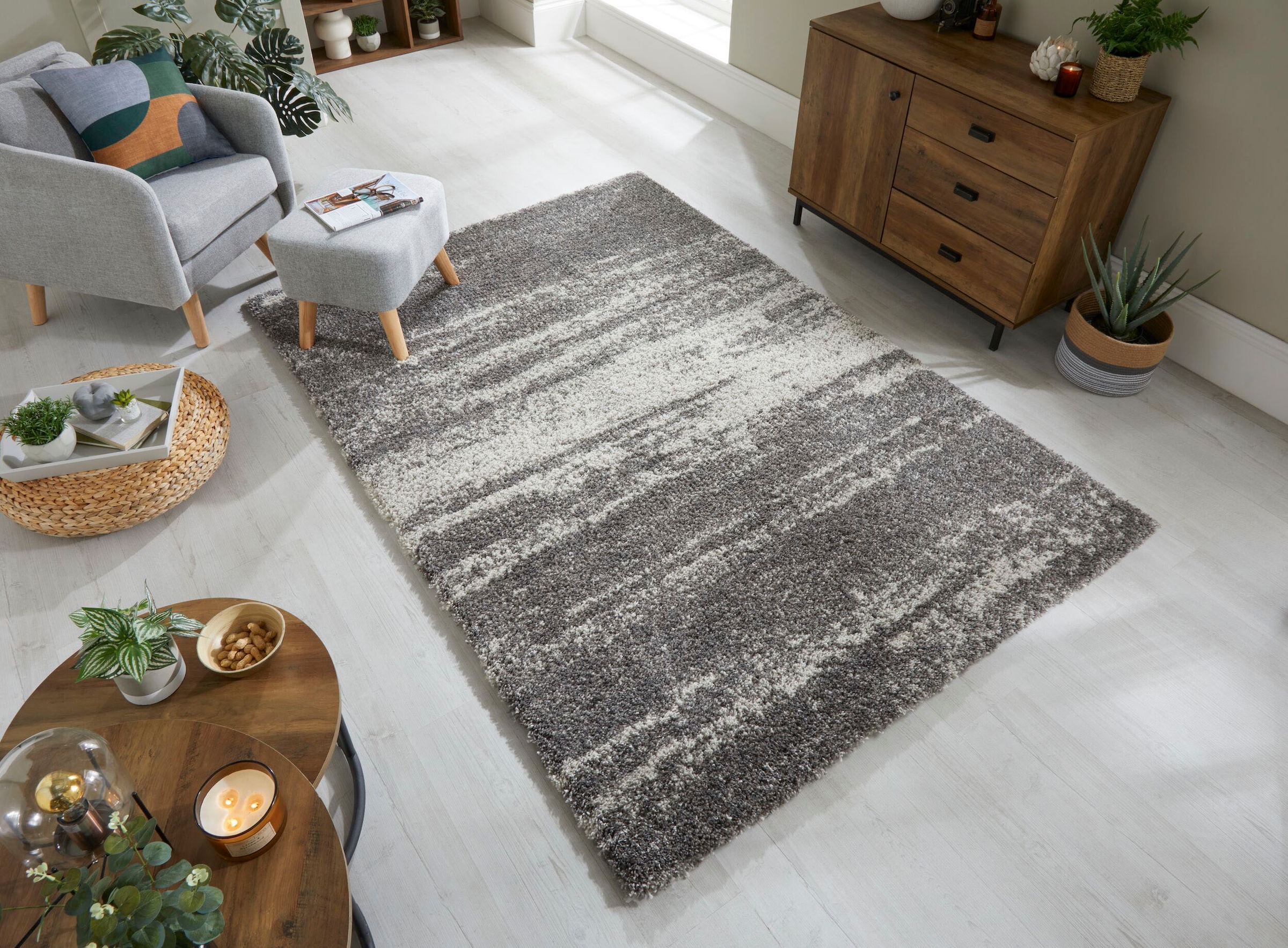 FLAIR RUGS Hochflor-Teppich »Reza«, rechteckig, 30 mm Höhe günstig online kaufen