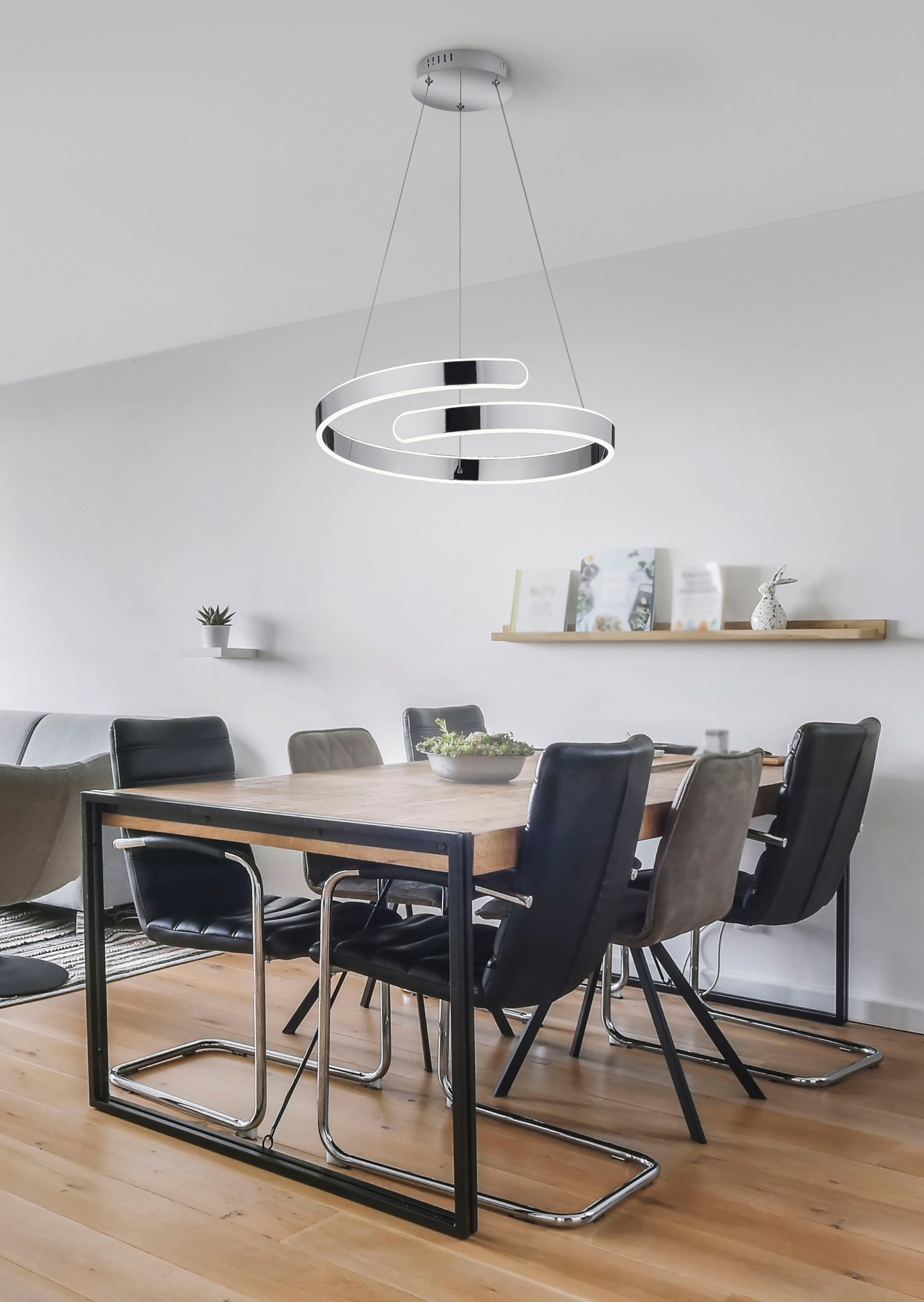 REALITY Leuchten LED Pendelleuchte »Parma«, 1 flammig, Leuchtmittel LED-Boa günstig online kaufen
