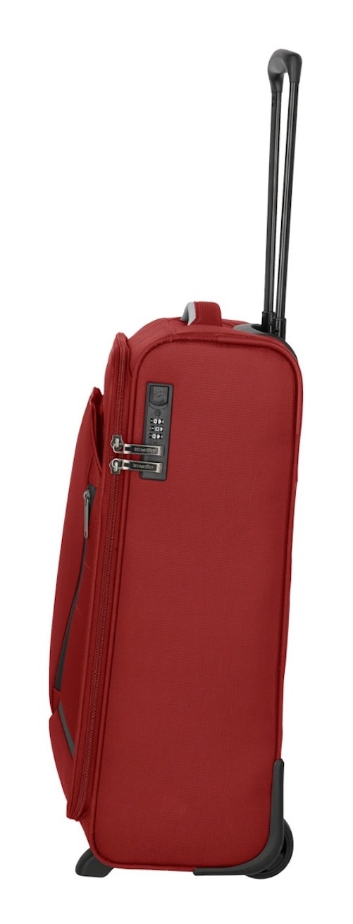 travelite Handgepäck-Trolley »JETPACK Slim 2 Cabin, konzipiert für Air France, KLM & ITA«, 4 Rollen, Weichgepäck-Koffer Handgepäck für die meisten gängigen Airlines