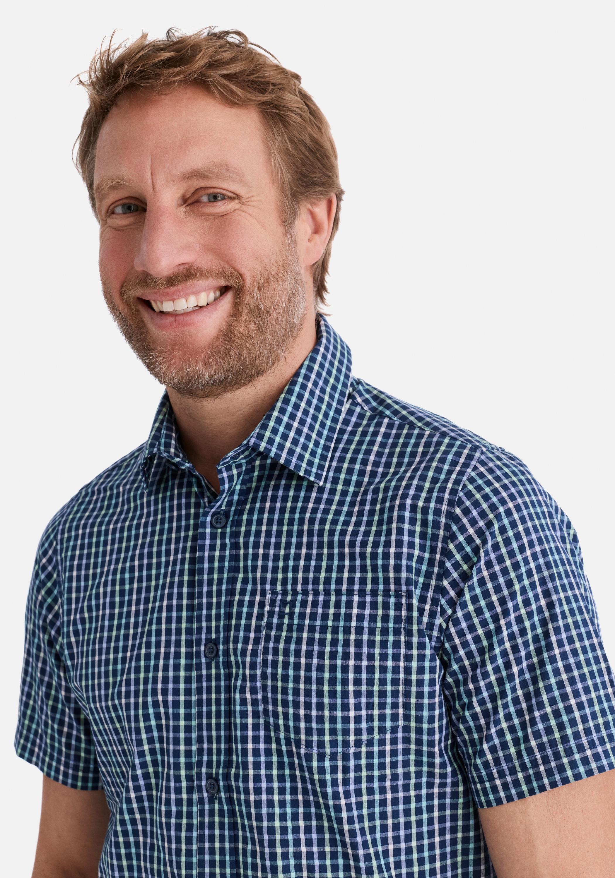 Stooker Men Kurzarmhemd »HUDSON Kurzarm-Hemd« Stooker HUDSON Herren Kurzarmhemd Regular Fit