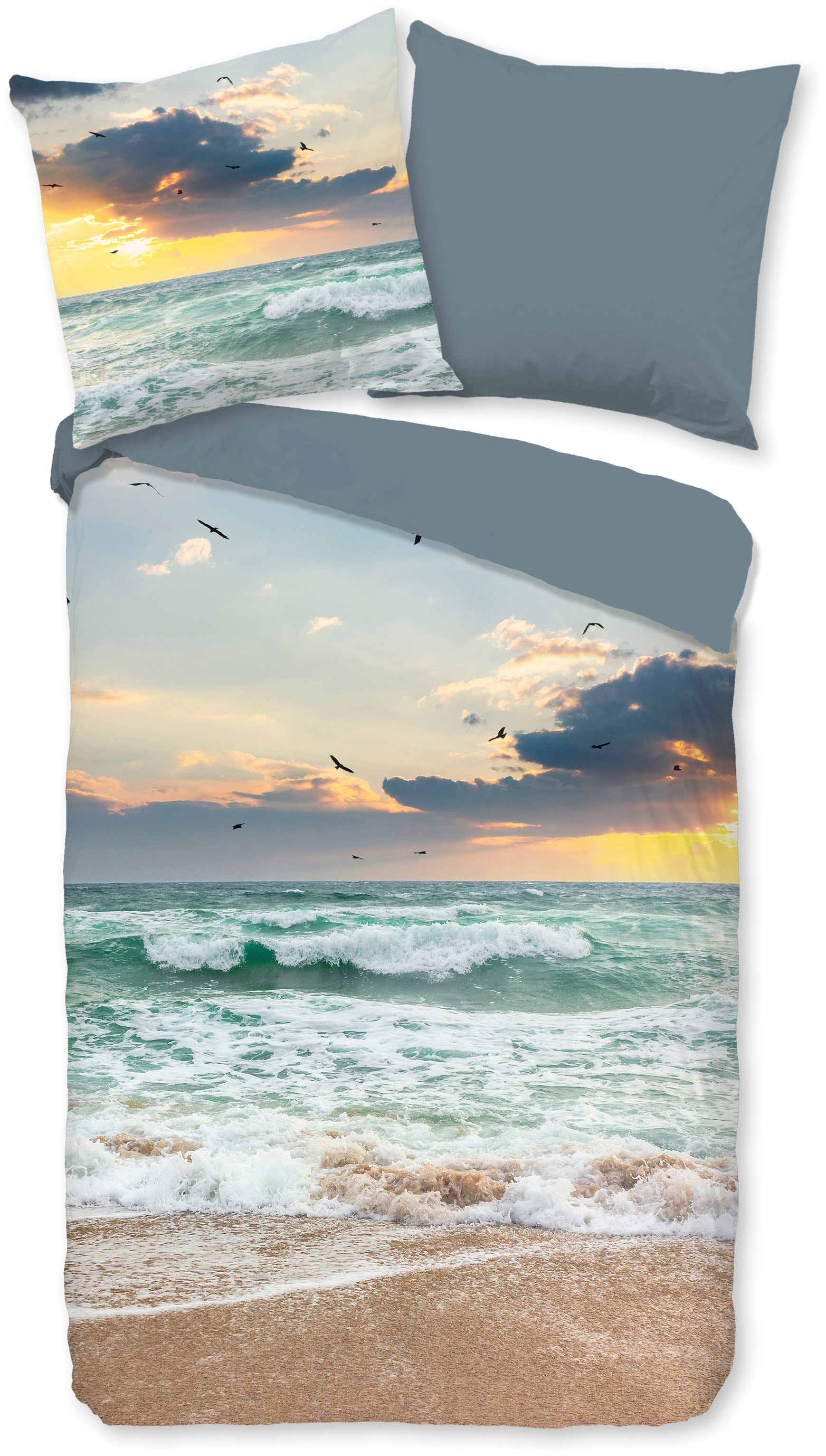 PURE luxury collection Wendebettwäsche »Samui«, Mikrofaser, Pflegeleicht, R günstig online kaufen