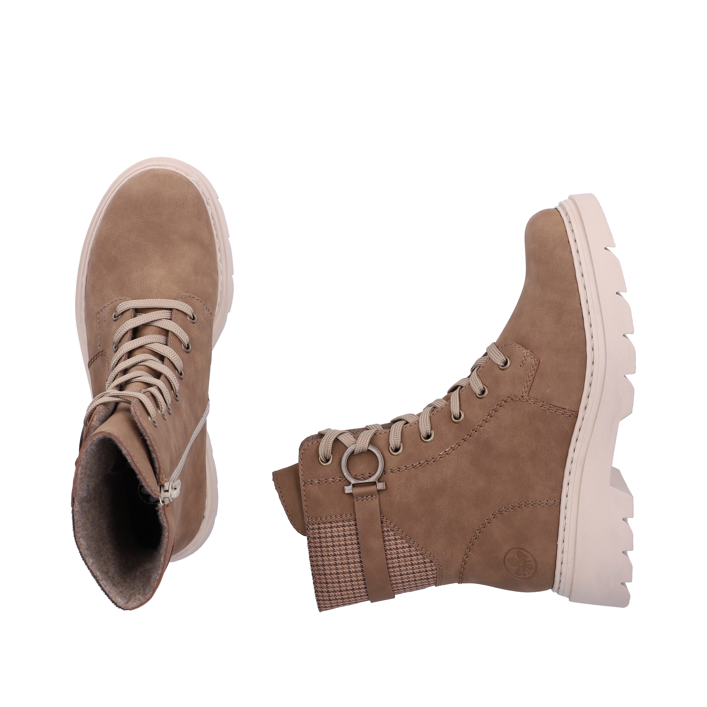 Rieker Schnürboots  Schnürstiefelette mit markanter Laufsohle