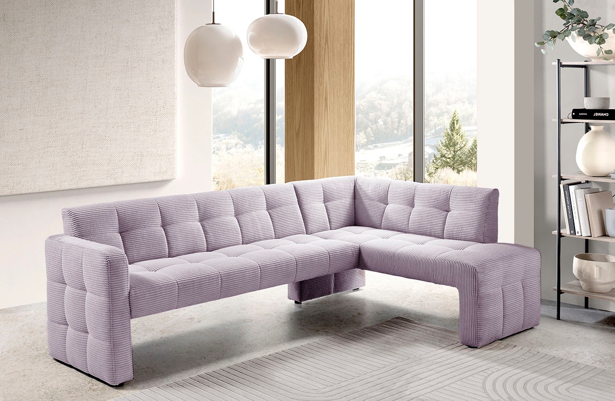 exxpo - sofa fashion Essbank »Barista, bequem und elegant, hohe Bodenfreiheit,«, Eckbank Barista bequem und elegant, hochwertige Detailverarbeitung