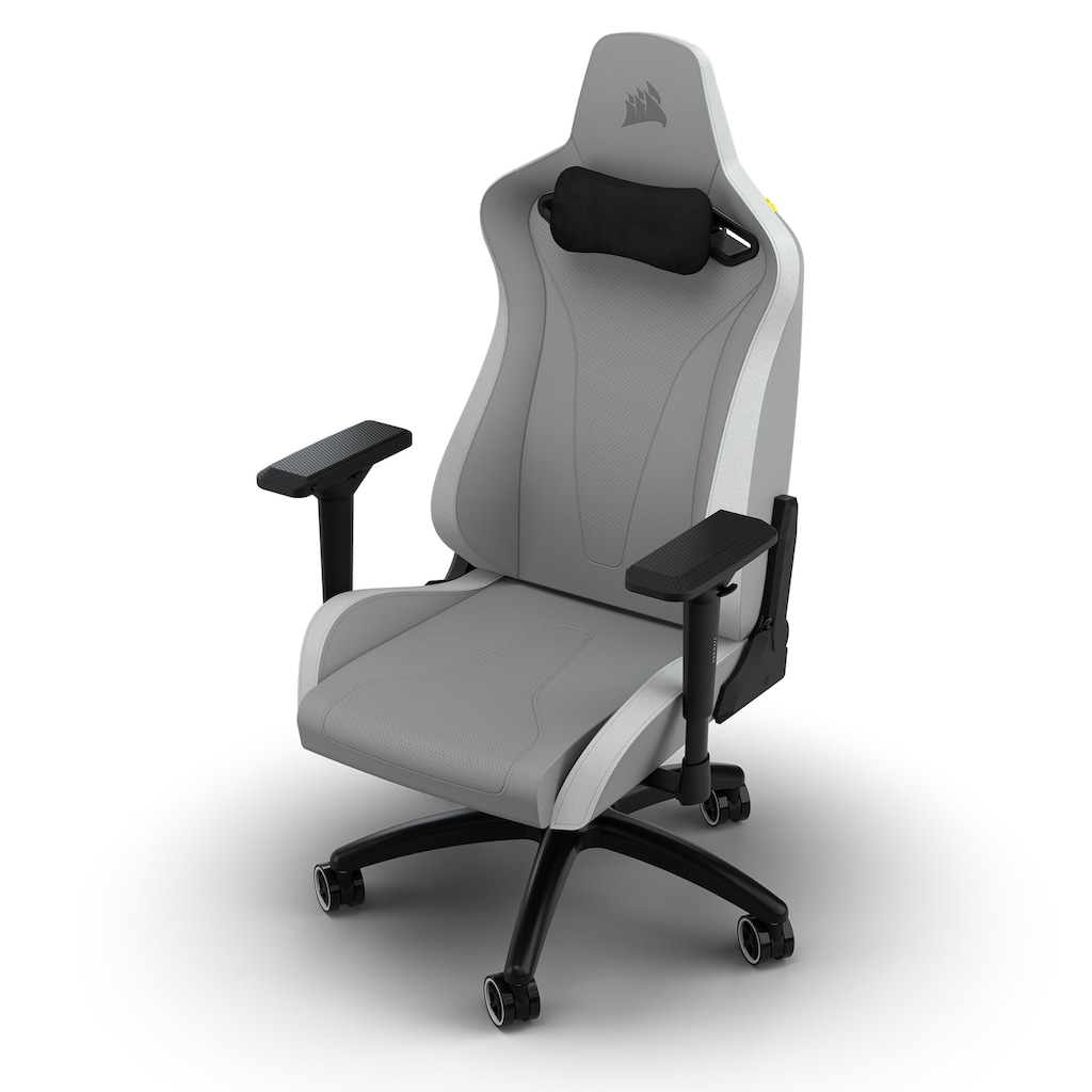 Corsair Gaming-Stuhl »TC200 Leatherette Gaming Chair, Standard Fit, Light Grey/White«