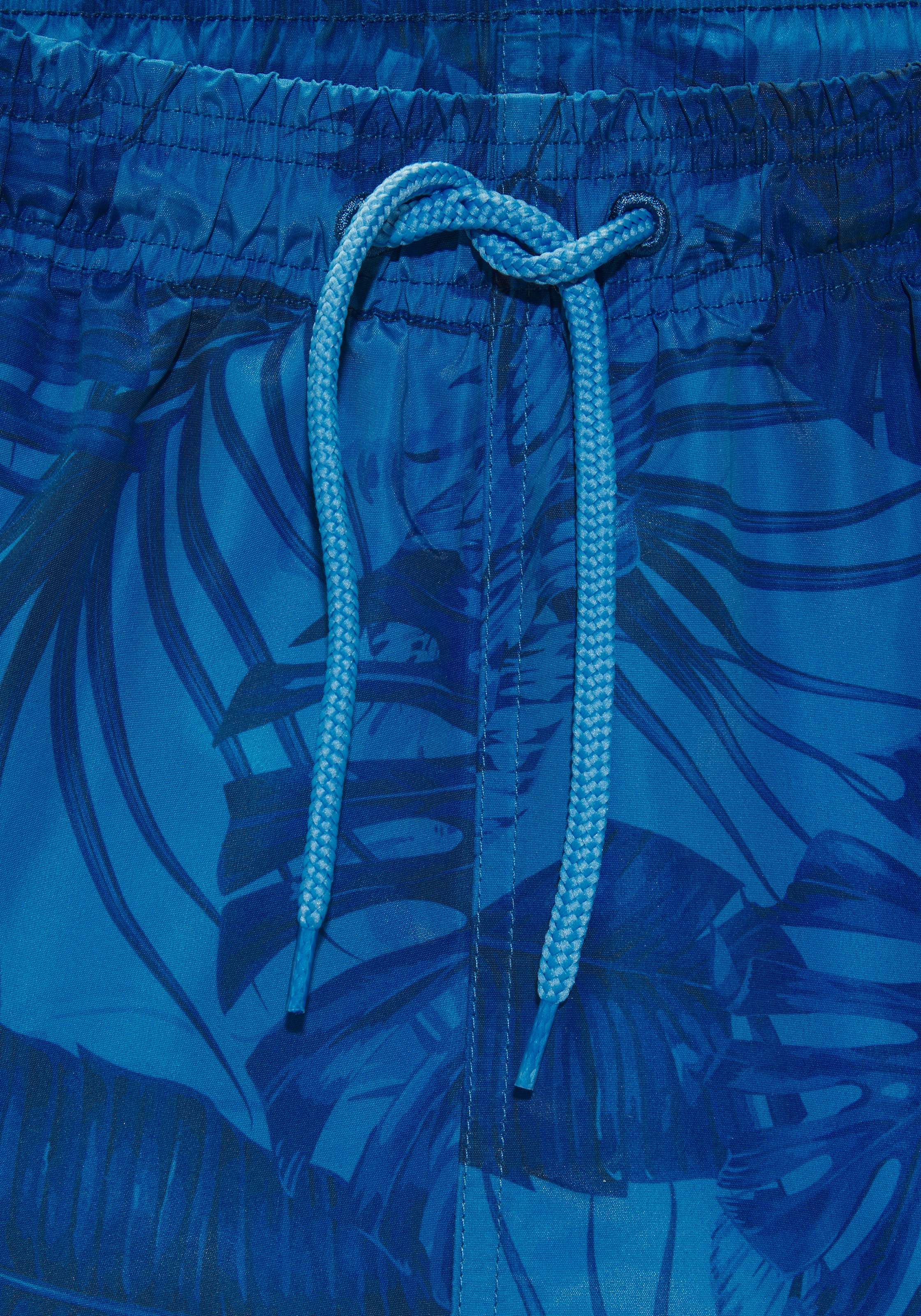s.Oliver Badeshorts »Land«, im tropischen-Design