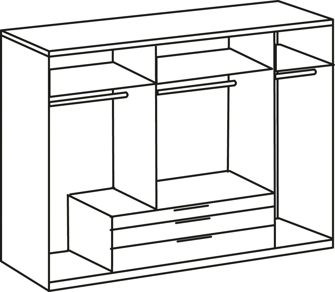 Fresh To Go Kleiderschrank »Detroit« Raten auf bestellen