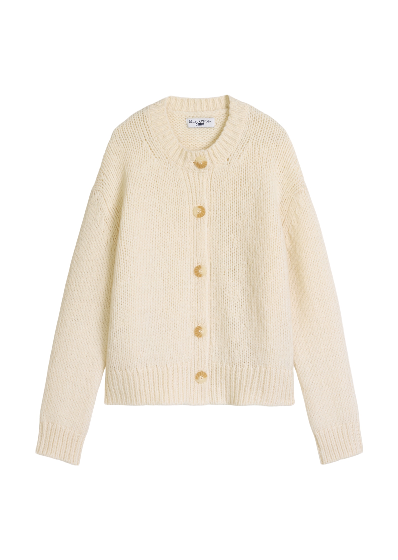 Marc O'Polo DENIM Cardigan »relaxed« aus kuschligem Schurwolle-Alpakawolle-Mix