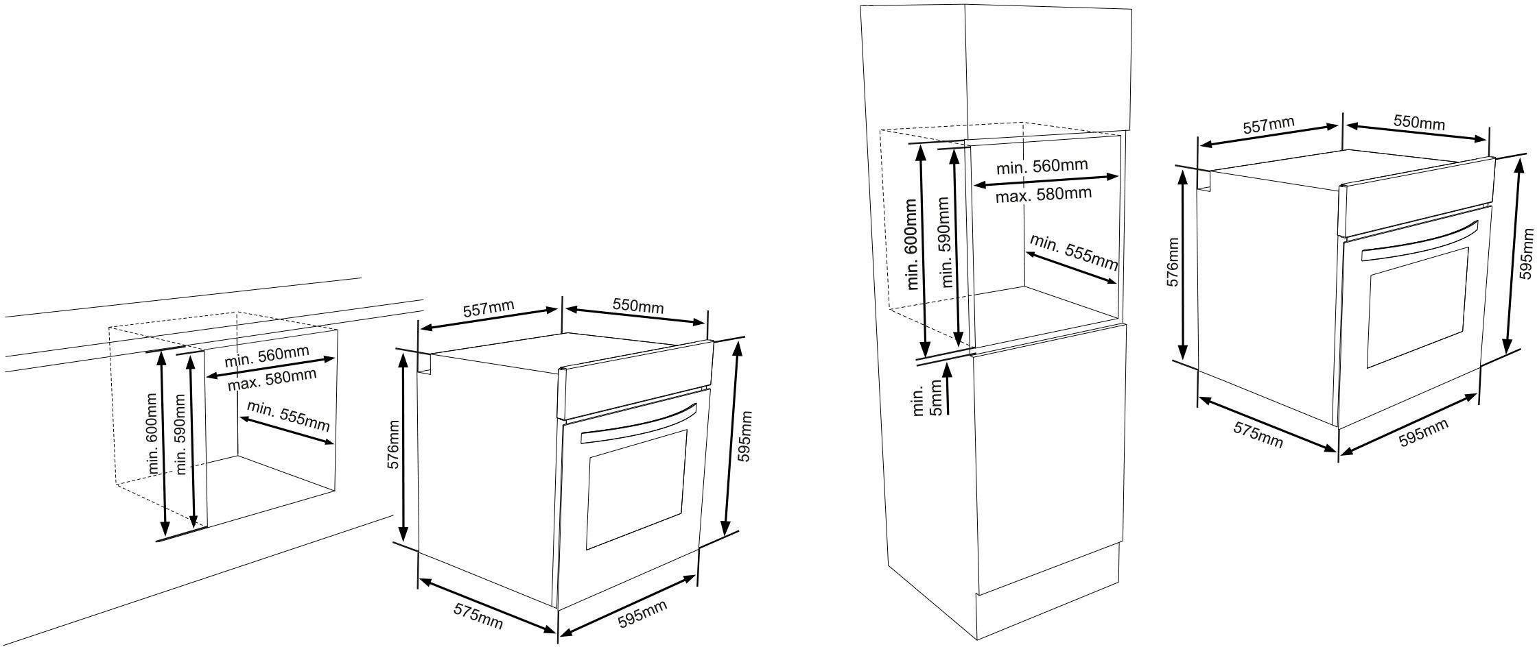 Sharp Einbaubackofen  »K-60D19BM1-EU«