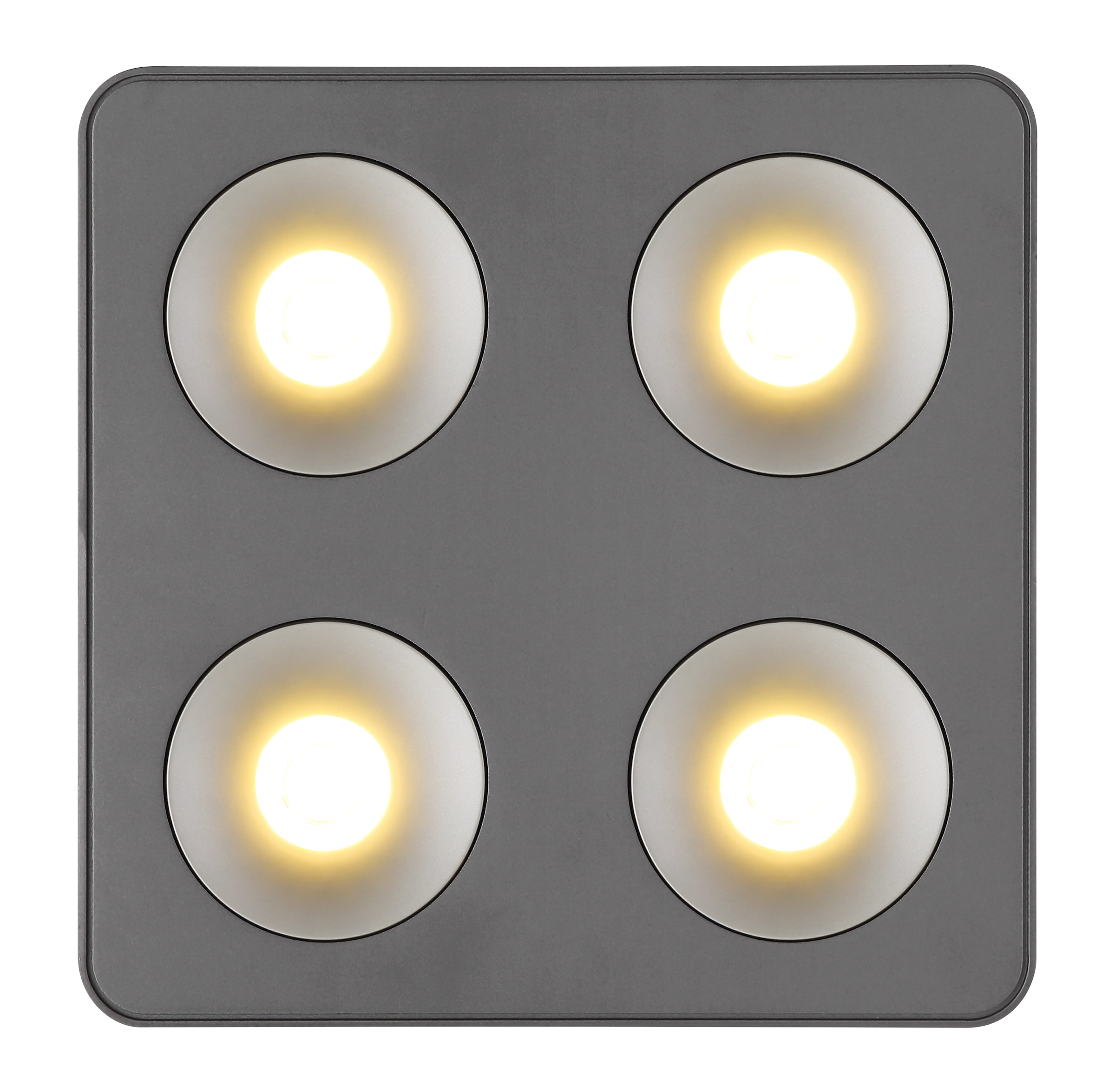 GLOBO LIGHTING LED Deckenstrahler »HANGARAU«, Leuchtmittel LED-Modul | LED fest integriert, Spot/grau/3000K/Flur/Wohnbereich/LxBxH: 1800x85x185mm
