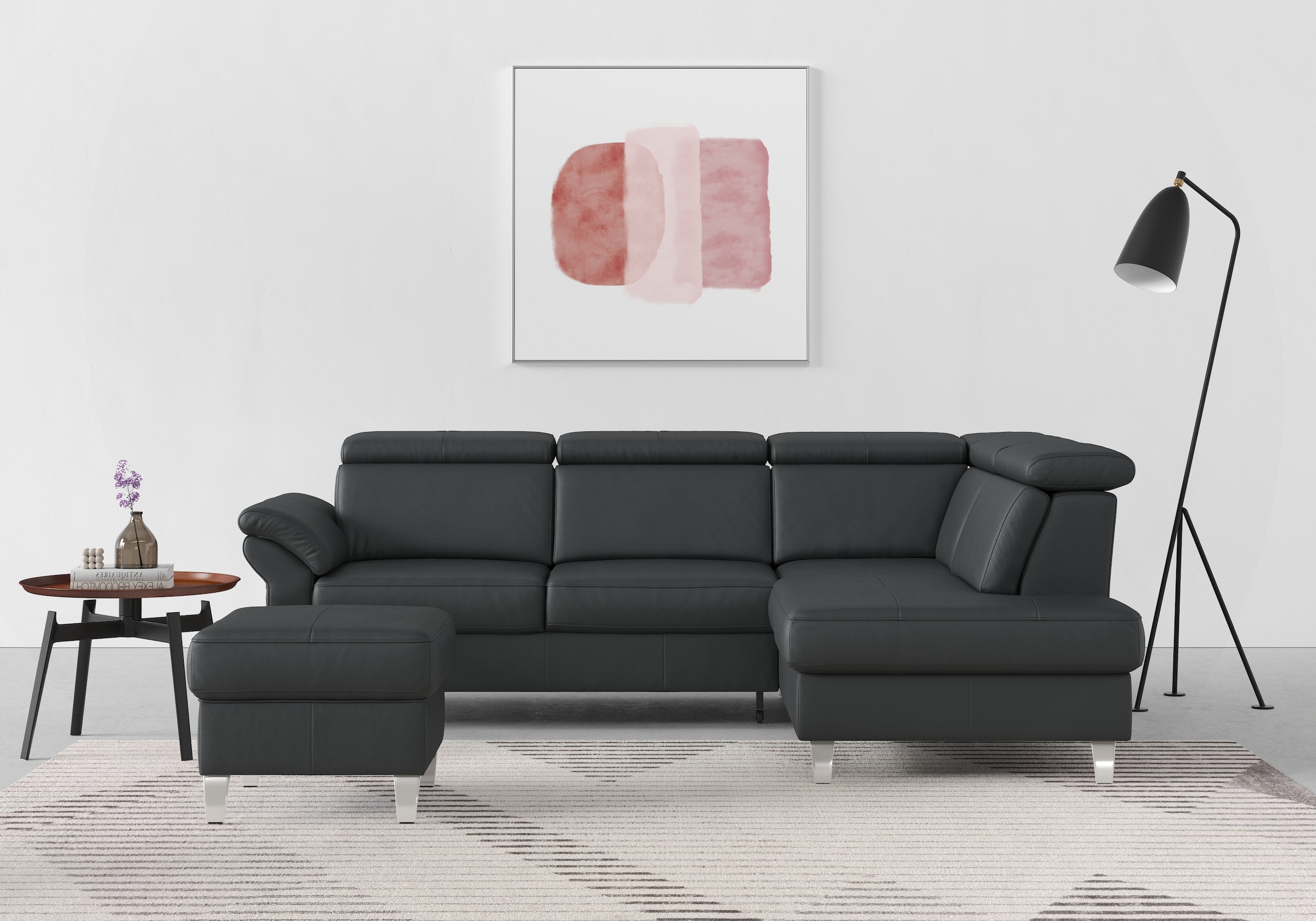 sit&more Ecksofa, inklusive Kopfteilverstellung, wahlweise mit Bettfunktion günstig online kaufen