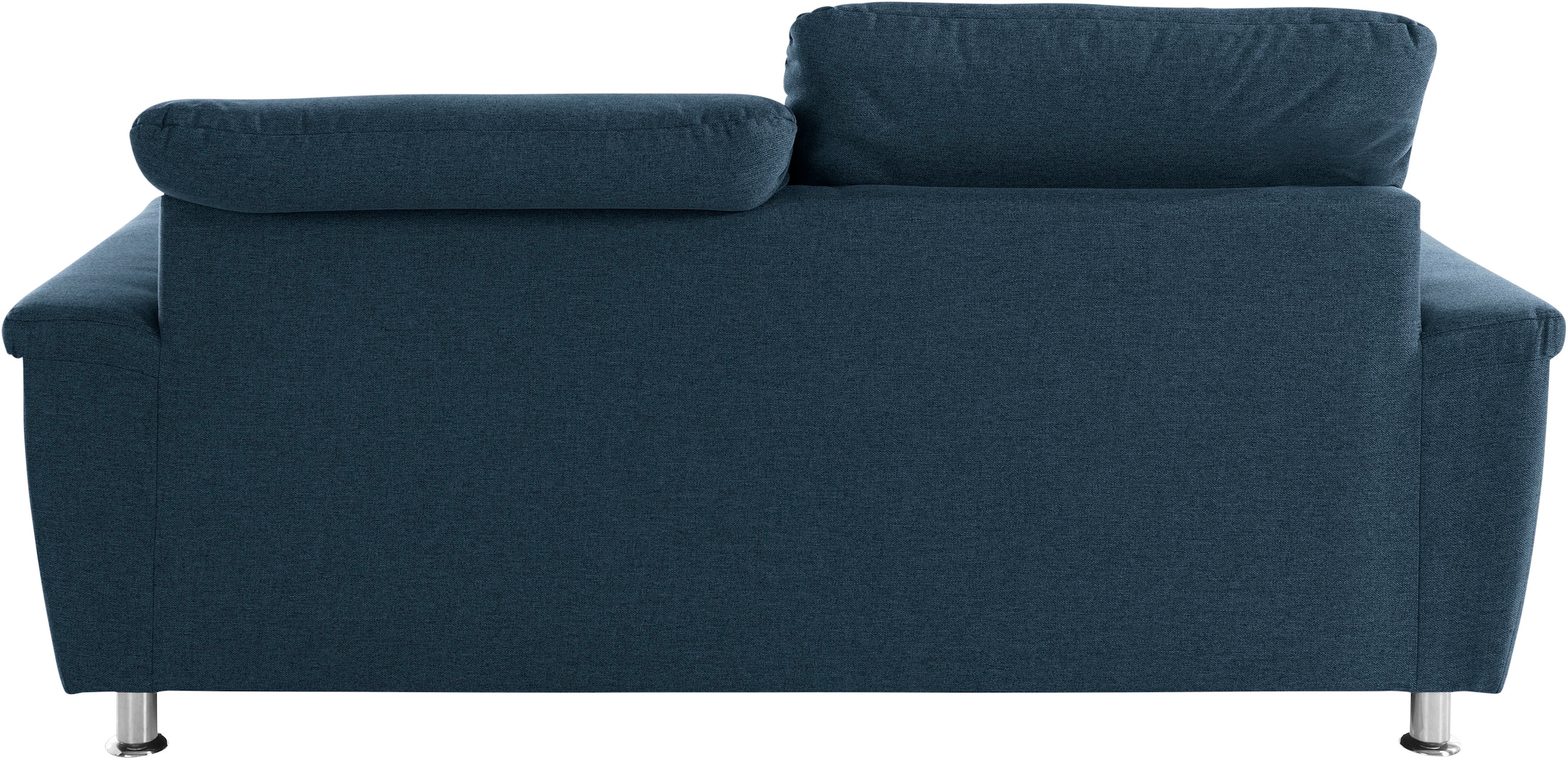 DOMO collection 2-Sitzer »Franzi, zeitlos & elegant, moderne Sitzheftung«, wahlweise mit Kopfteilverstellung, inklusive Zierkissen