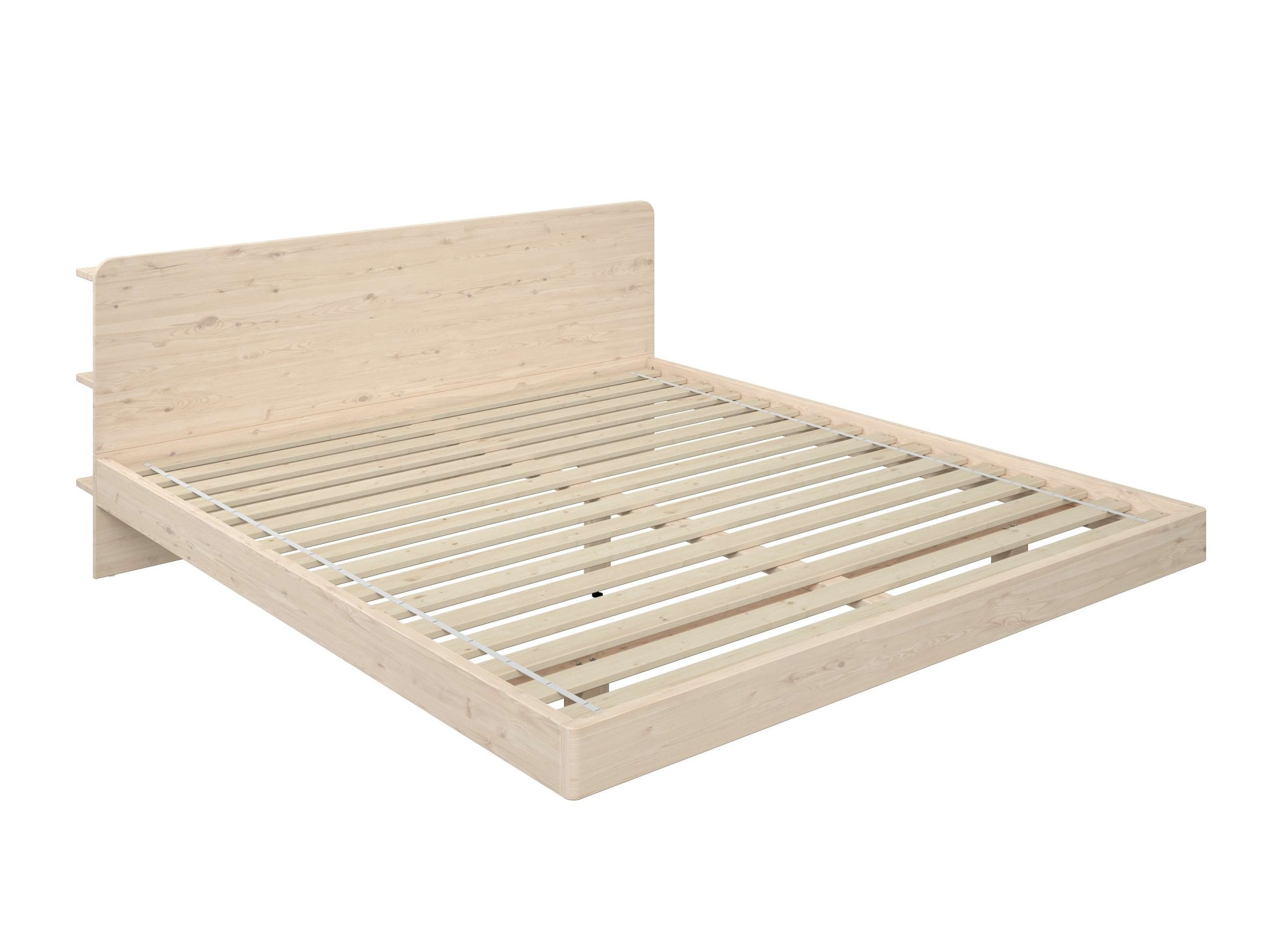 OTTO home Massivholzbett »Amaliah Schwebebett, versteckte Regale hinter dem günstig online kaufen