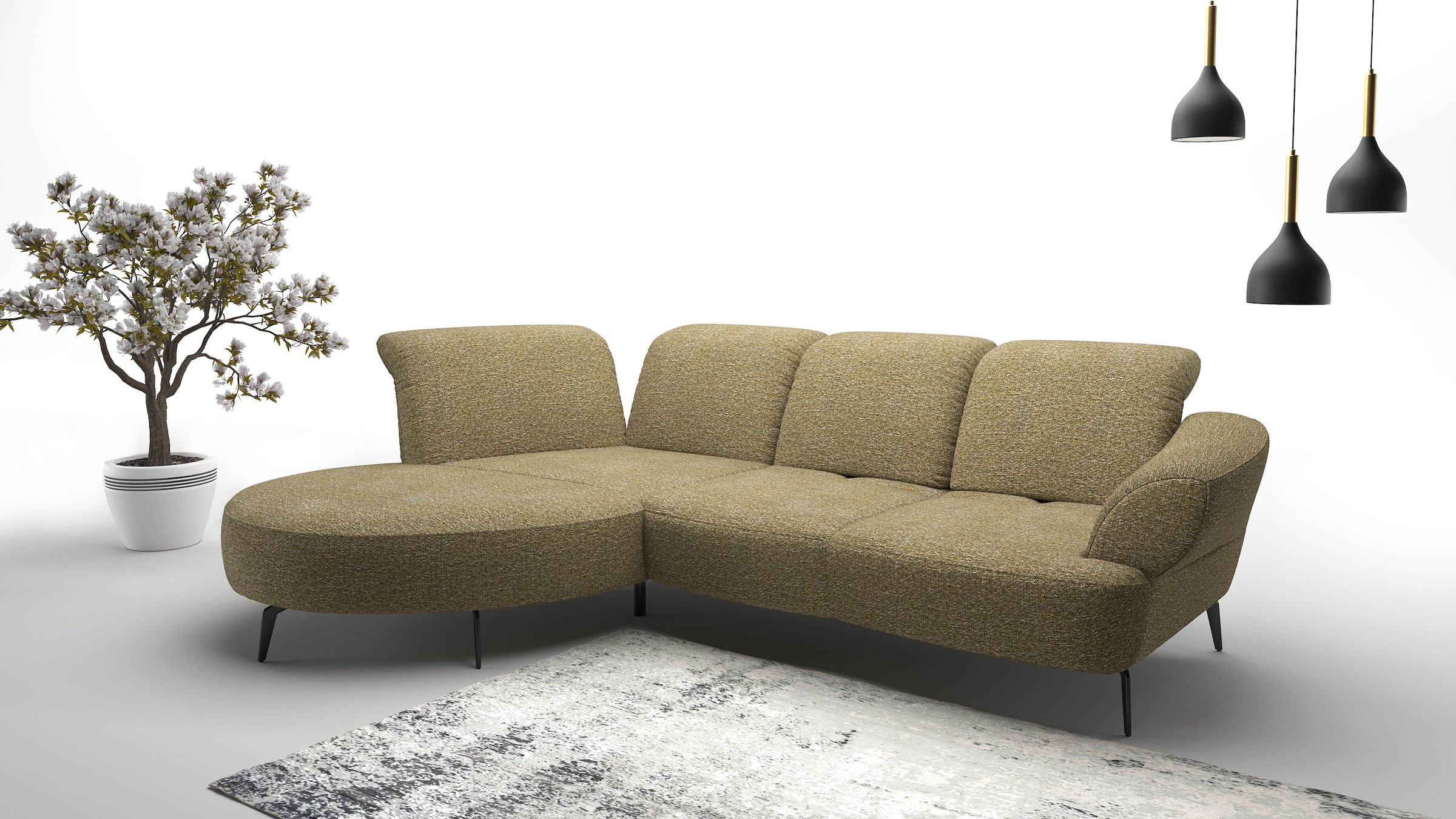 sit&more Ecksofa »Dance, L-Form, inkl. Sitztiefenverstellung« inkl. Click&S günstig online kaufen