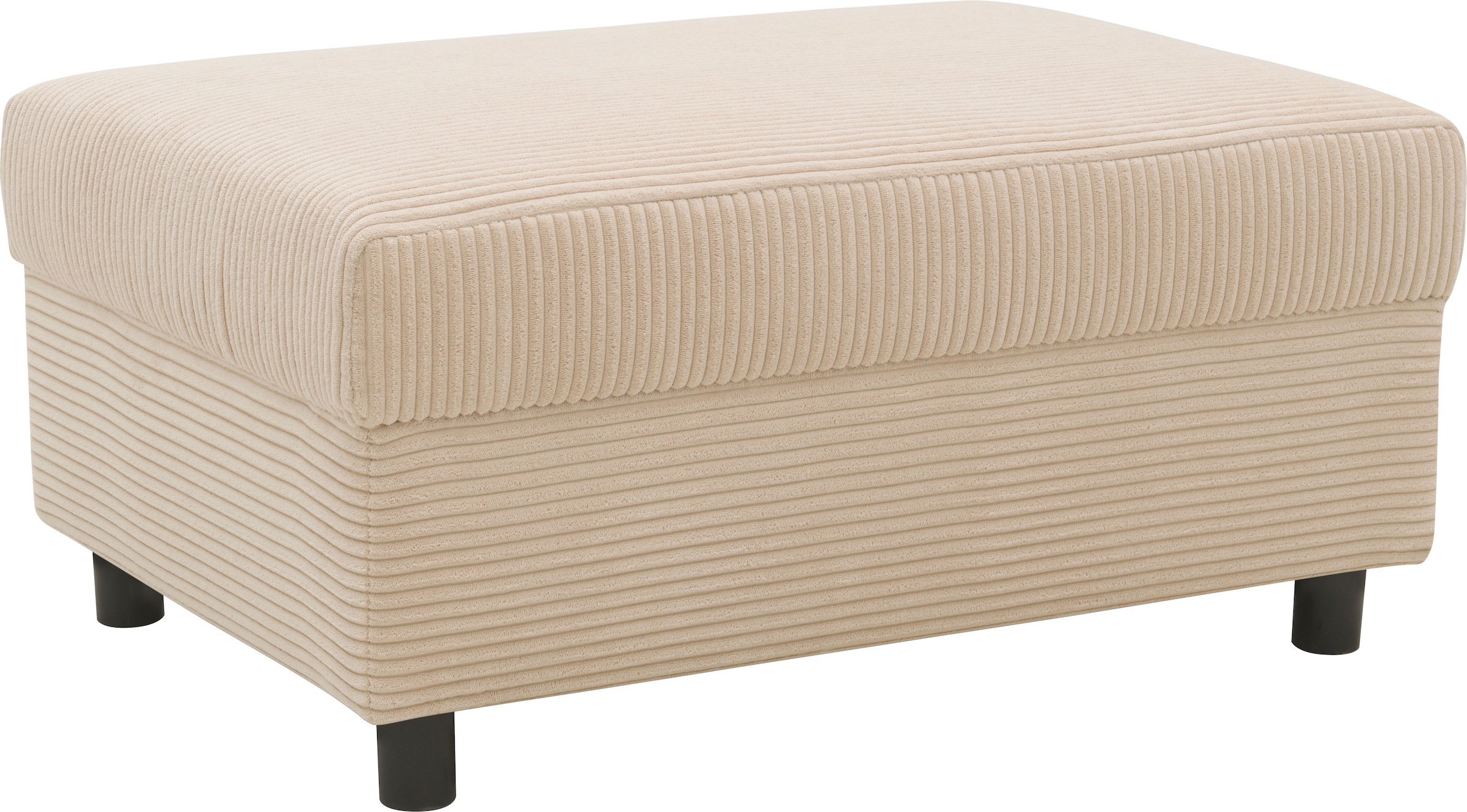 DOMO collection Polsterhocker "Turah 2 in Cord oder Luxus-Microfaser", mode günstig online kaufen