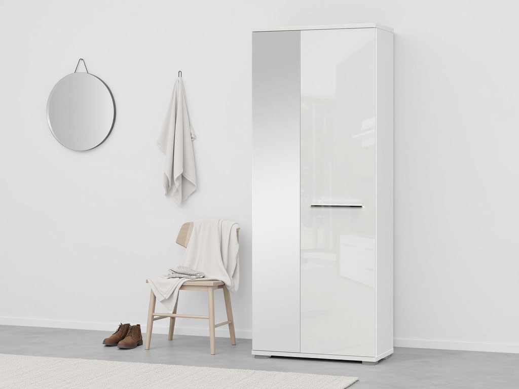 PLACES OF STYLE Garderobenschrank »Piano« UV lackiert, hochglänzend, Soft-C günstig online kaufen