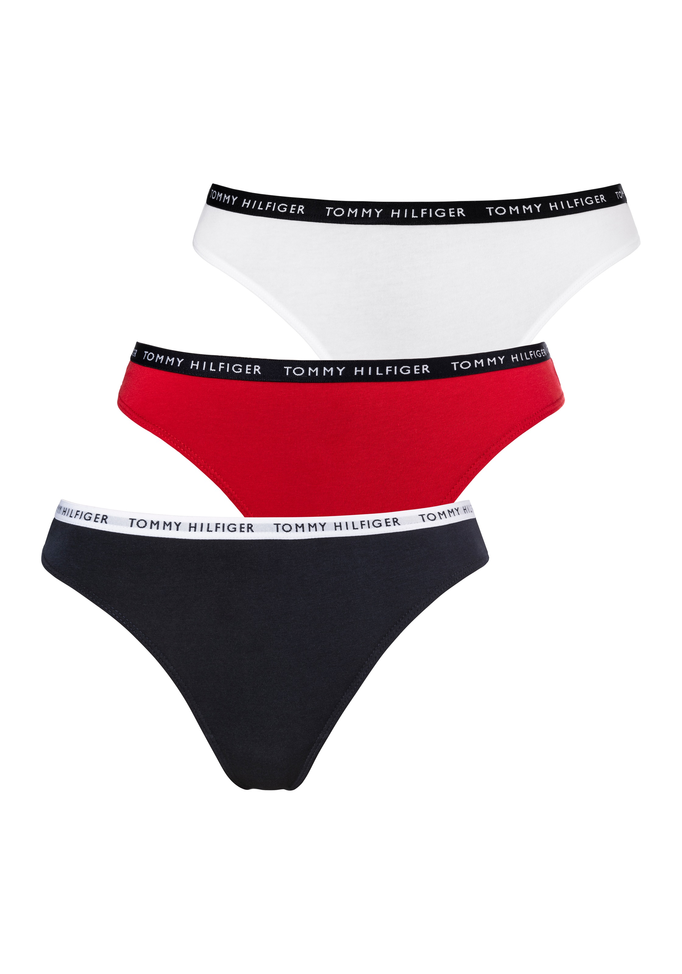Tommy Hilfiger Underwear Slip, (3 St.), mit schmalem Logobündchen