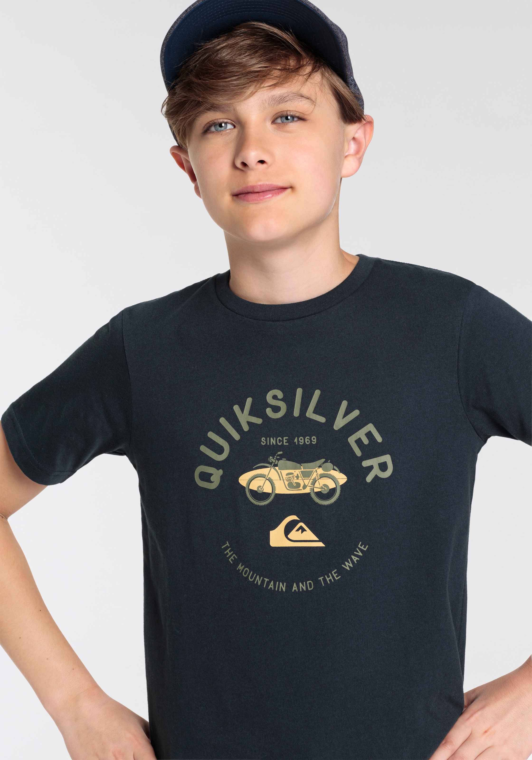 Quiksilver T-Shirt »GETTIN AIR SHORT SLEEVE TEE PACK YOUTH« Packung, 2 Stk. für Kinder