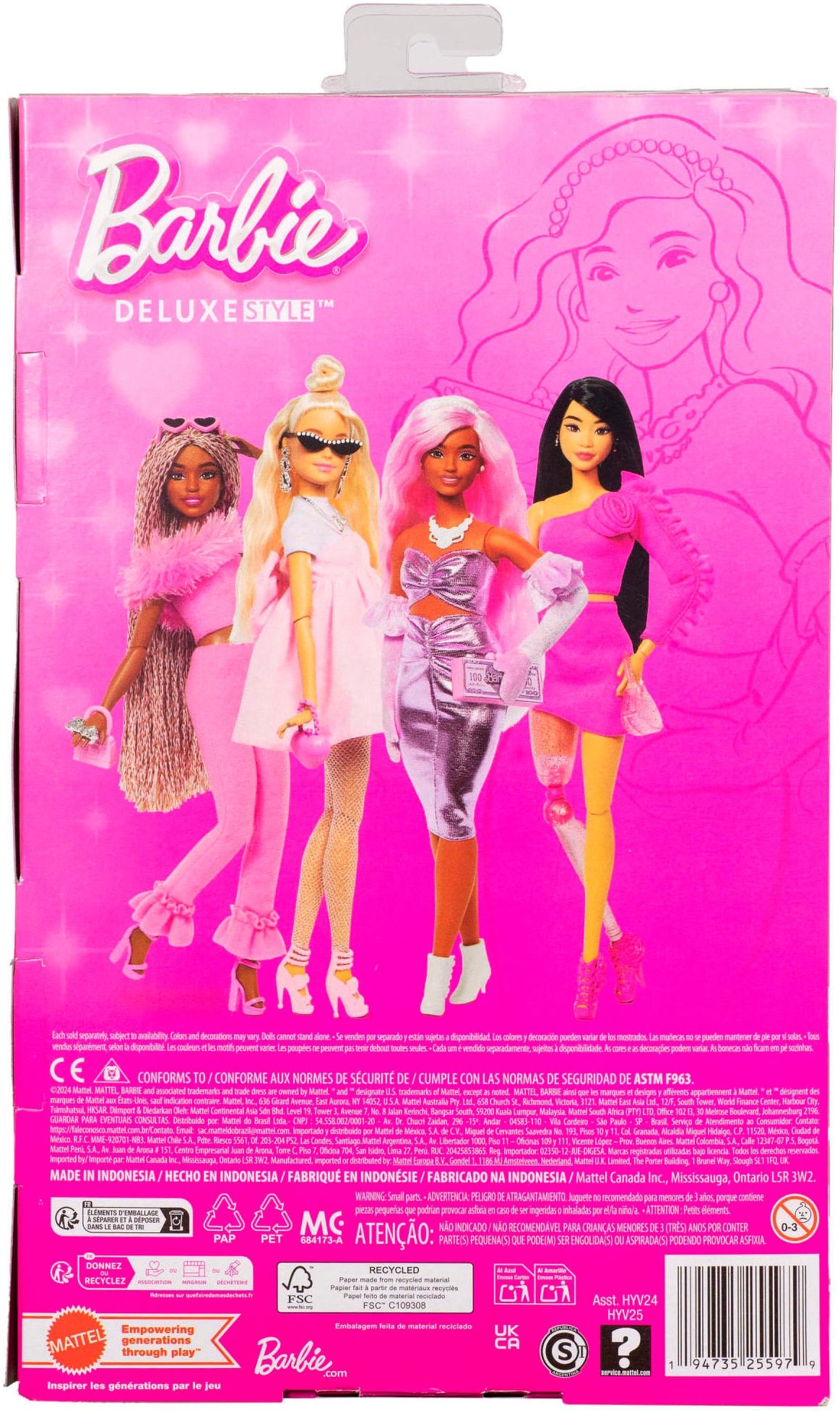 Barbie Anziehpuppe »Barbie Deluxe Style - Metallic«